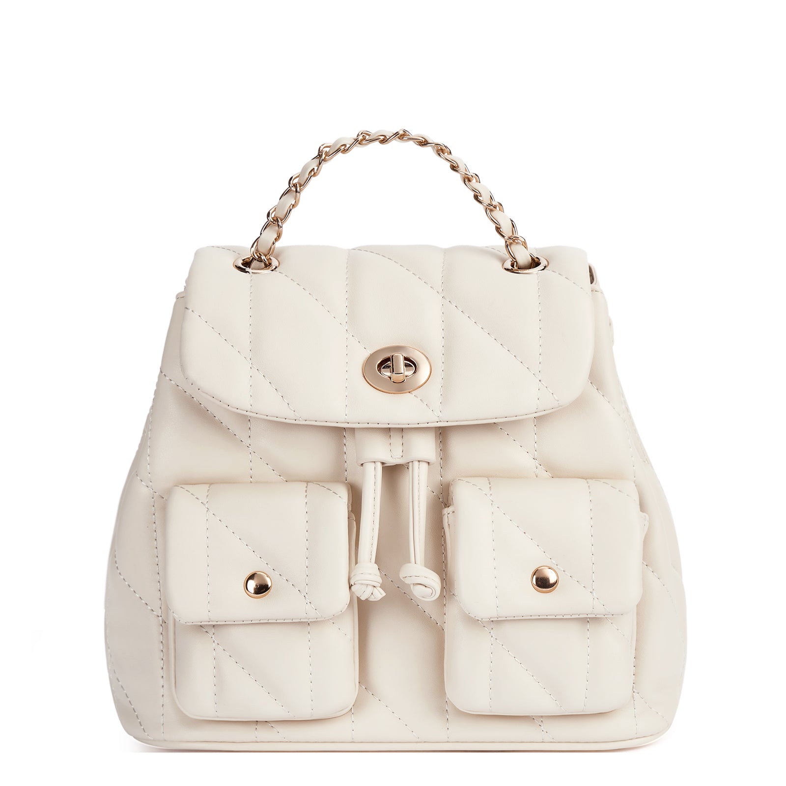 CLUCI Small Backpack Purse for Women,Mini Vegan Leather Tabby Backpack for Woman Quilted Bookbag Crossbody Bag