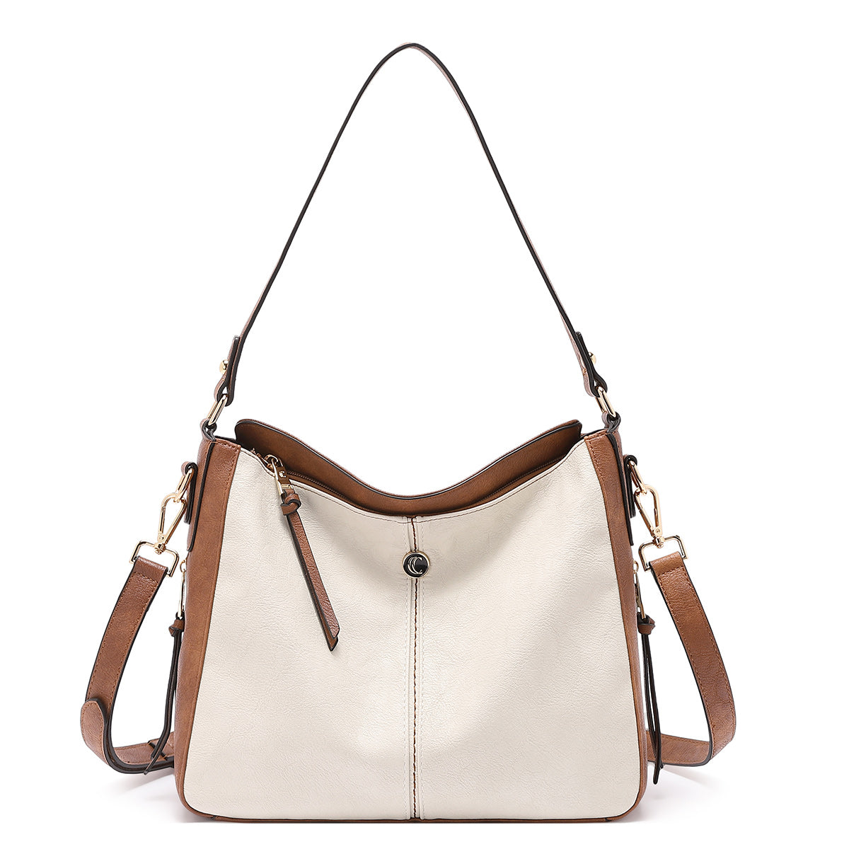 CLUCI Purses and Handbags for Women Leather Hobo Tote Fashion Ladies Crossbody Large Bucket Shoulder Bag