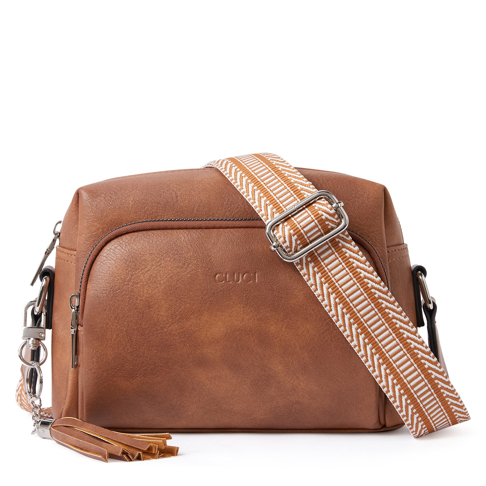 Crossbody Purses for Women Vegan Leather Crossbody Bags with Adjustable Wide Strap