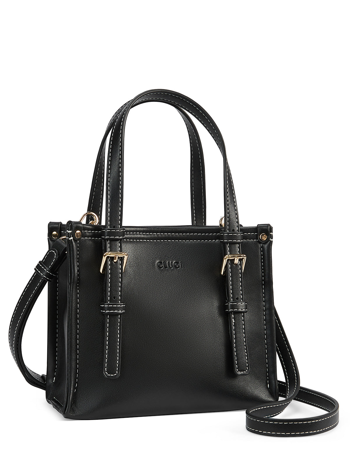 CLUCI Leather Tote Bag for Women with Adjustable Shoulder Strap