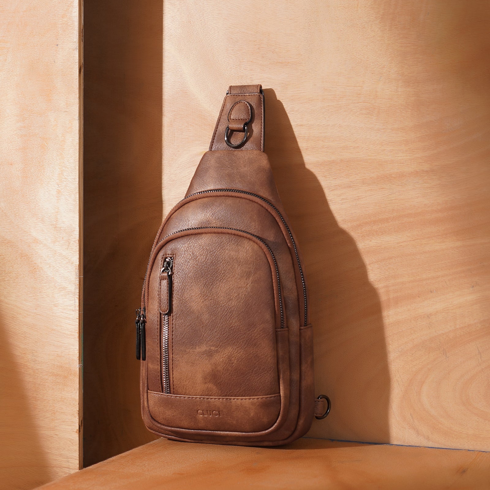 CLUCI Sling Bag for Women Crossbody Leather