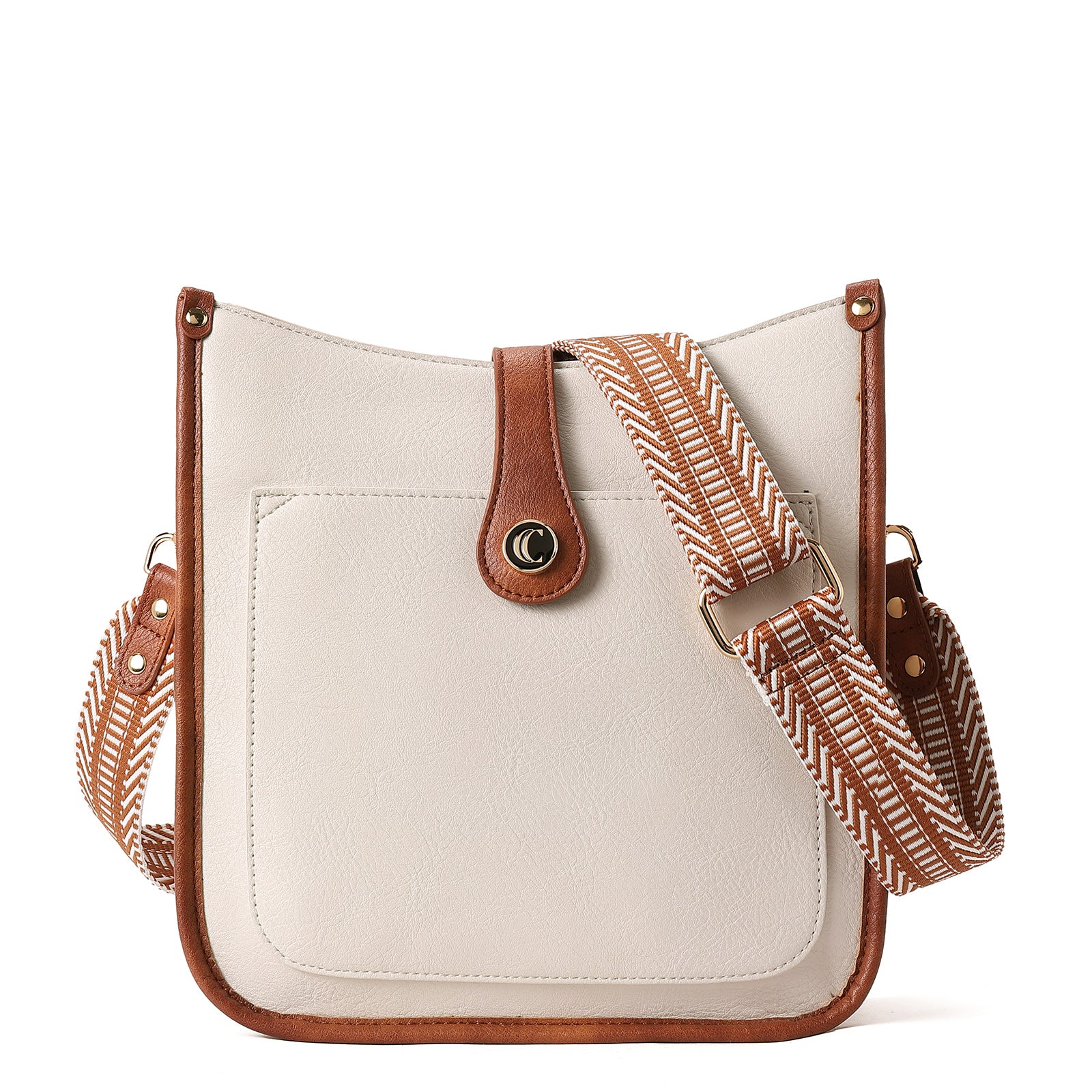 Crossbody Bags For Women Trendy Shoulder Bag Vegan Leather Purse with Two Straps