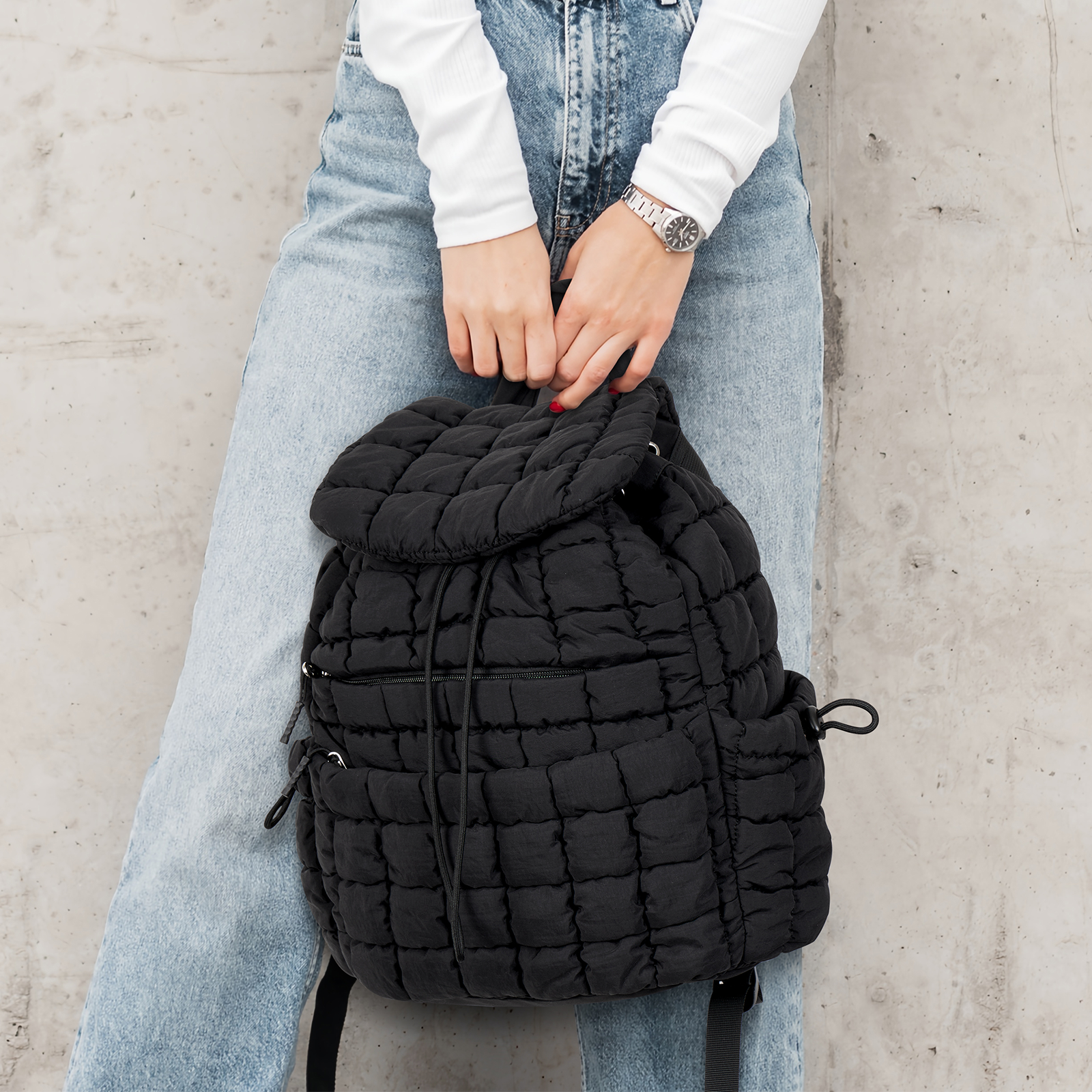 CLUCI Puffy Casual Lightweight Daypack for Women — Travel & Work