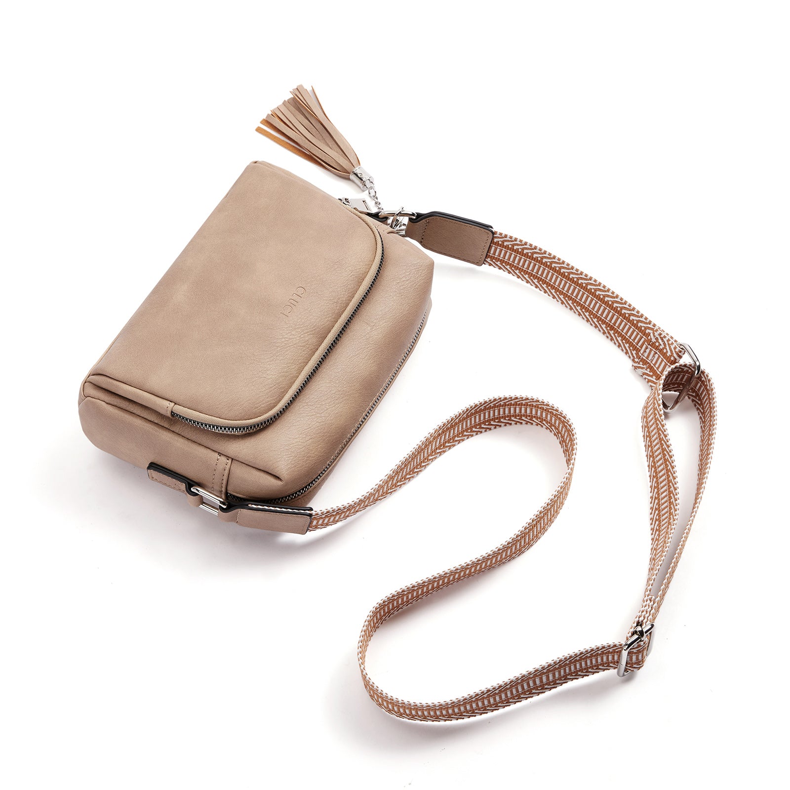 Crossbody Purses for Women Vegan Leather Crossbody Bags with Adjustable Wide Strap
