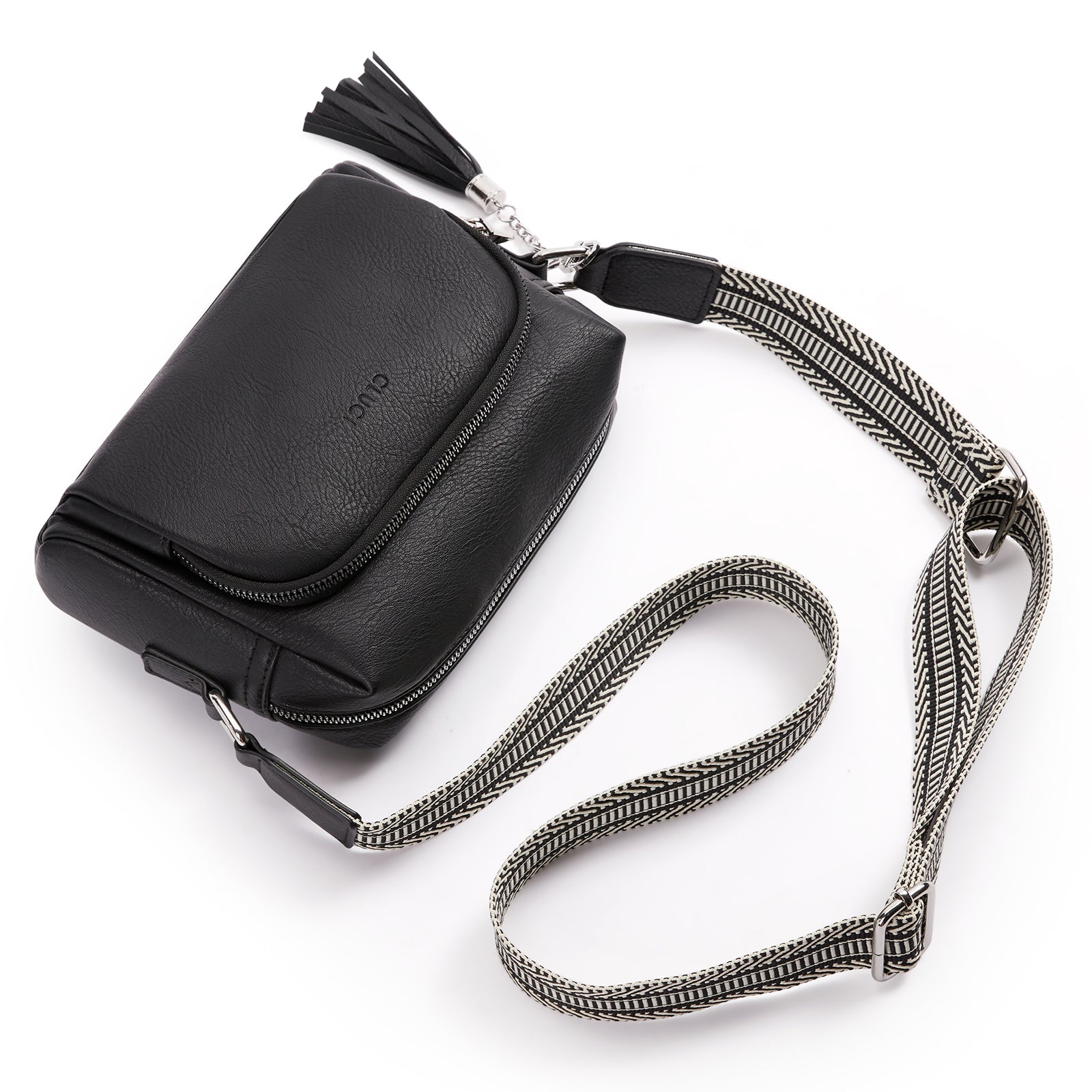 Crossbody Purses for Women Vegan Leather Crossbody Bags with Adjustable Wide Strap