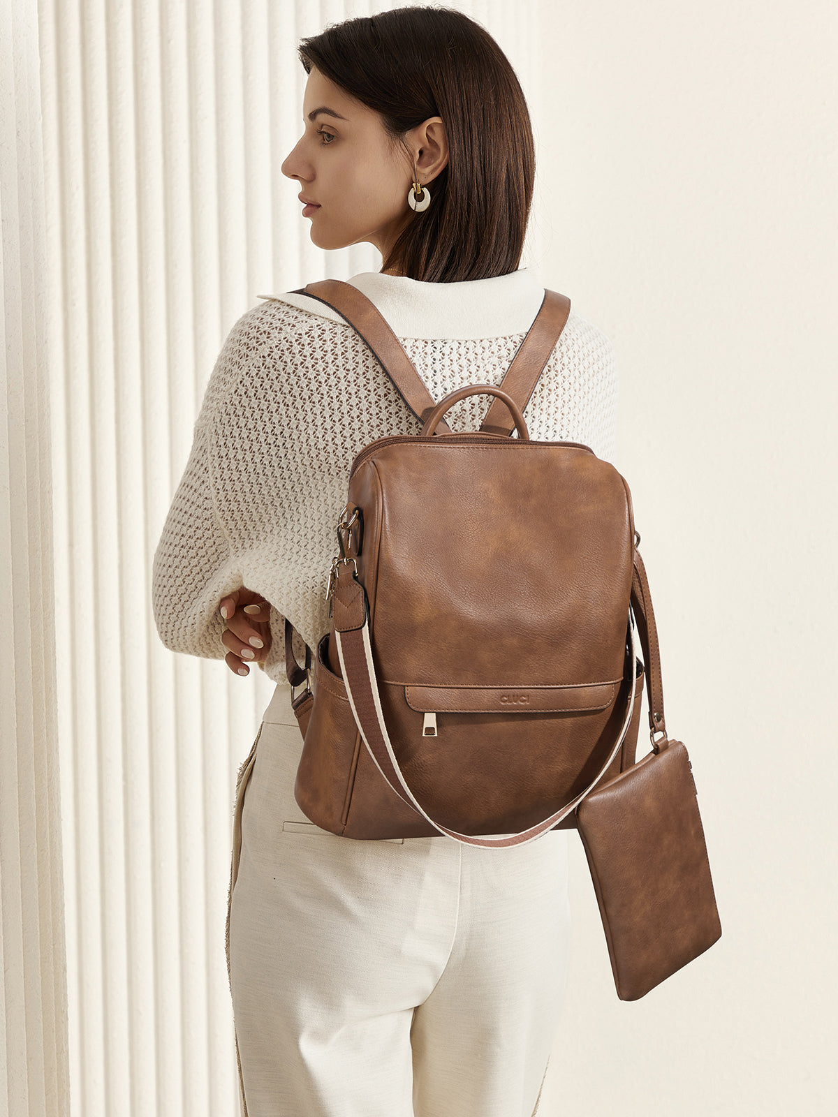 Large Capacity Fashion Designer Womens Backpack Purse