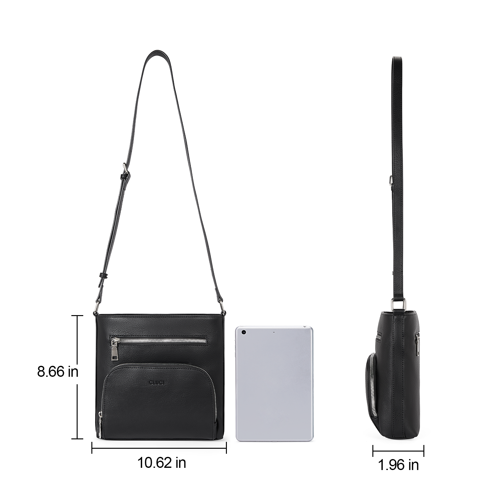 Amos Vintage Patchwork Crossbody Bag