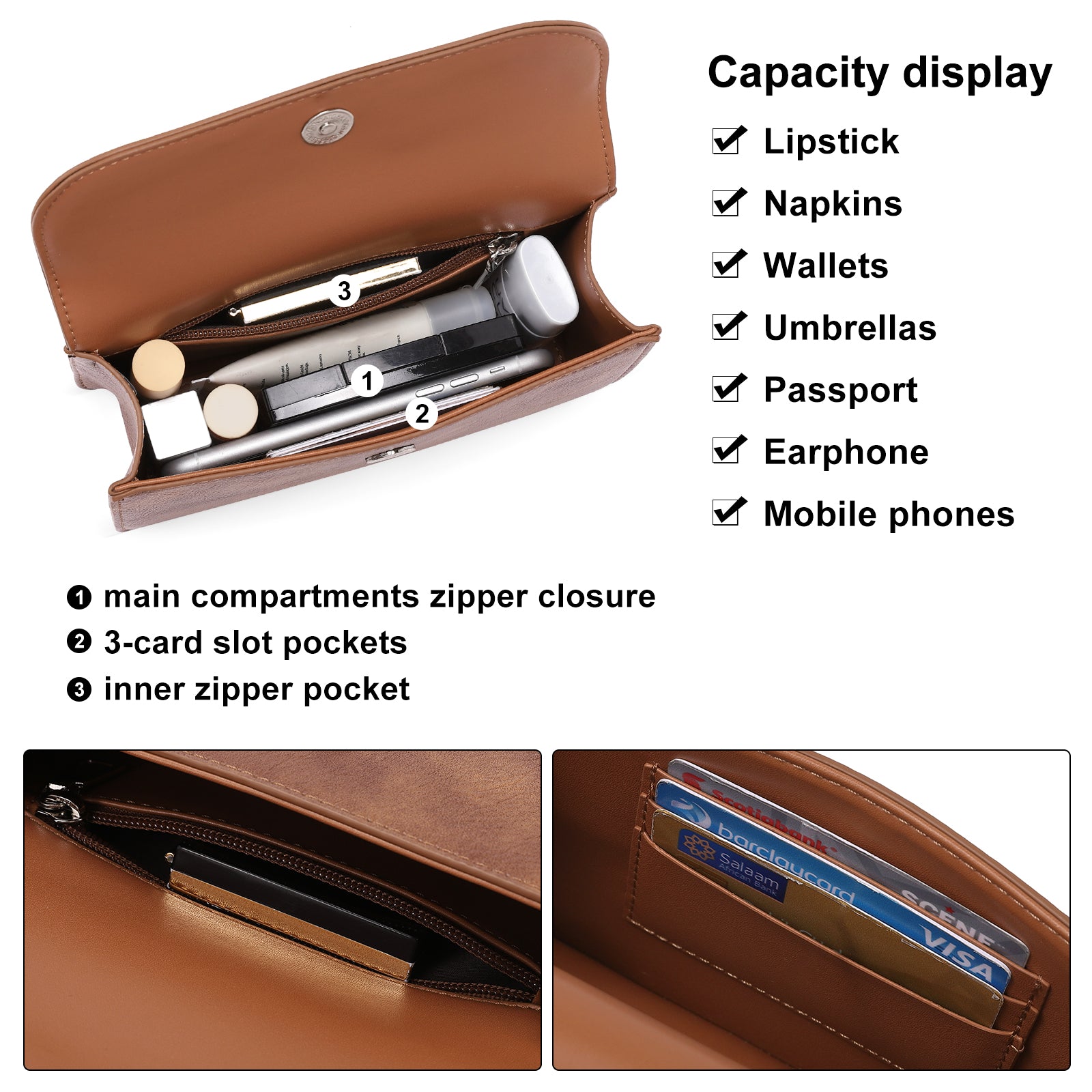 CLUCI Fanny Packs Crossbody Belt Bag Fashion Waist Bag with Adjustable Strap