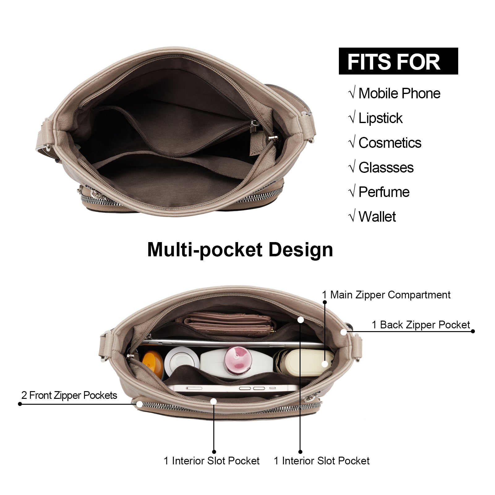 Amos Vintage Patchwork Crossbody Bag