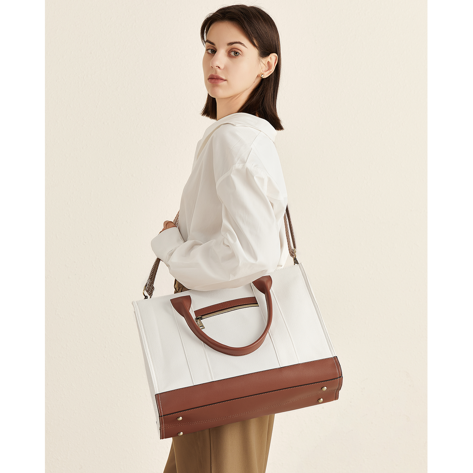 Agatha Women's Canvas Laptop Totes