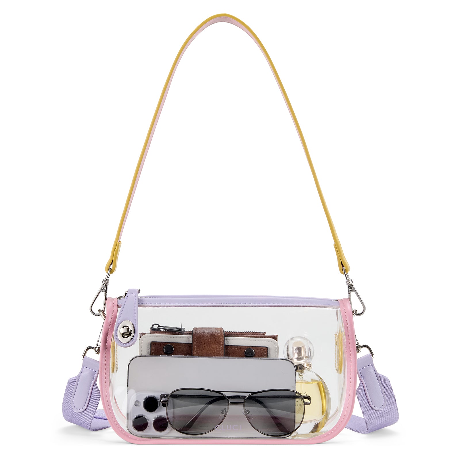 CLUCI Clear Purse Crossbody Bags for Concerts Sports Events Festivals