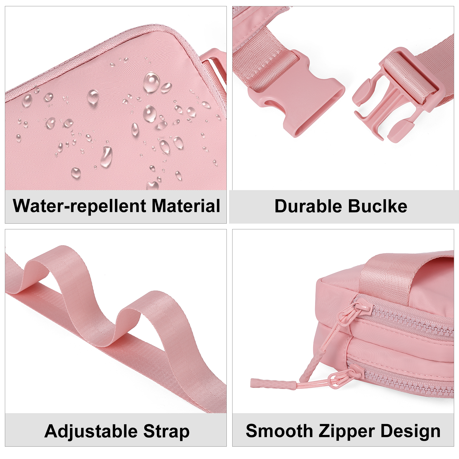 CLUCI Small Trendy Crossbody Belt Bag Women's Fanny Pack