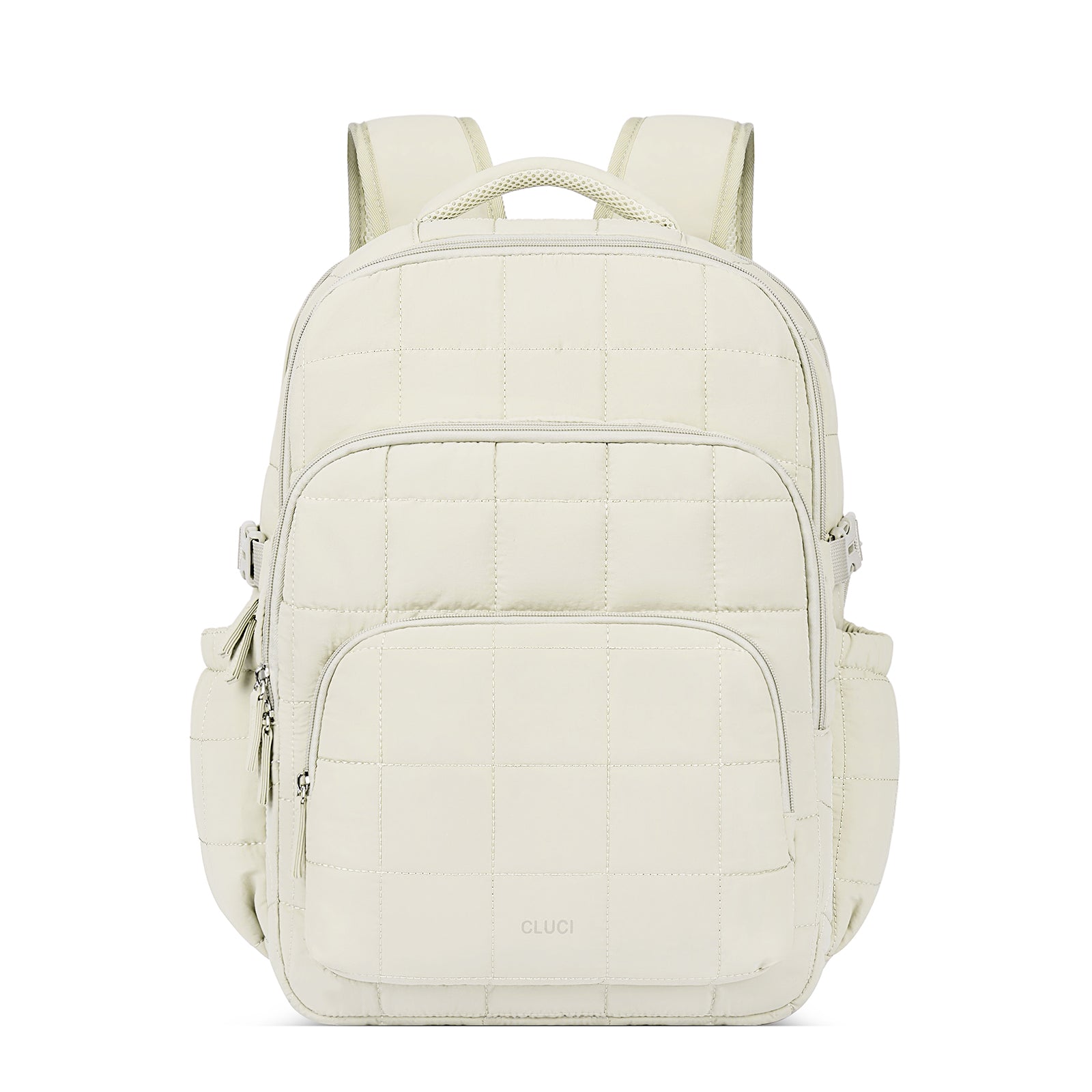 CLUCI 17.3'' Puffer Quilted Laptop Backpack for Women