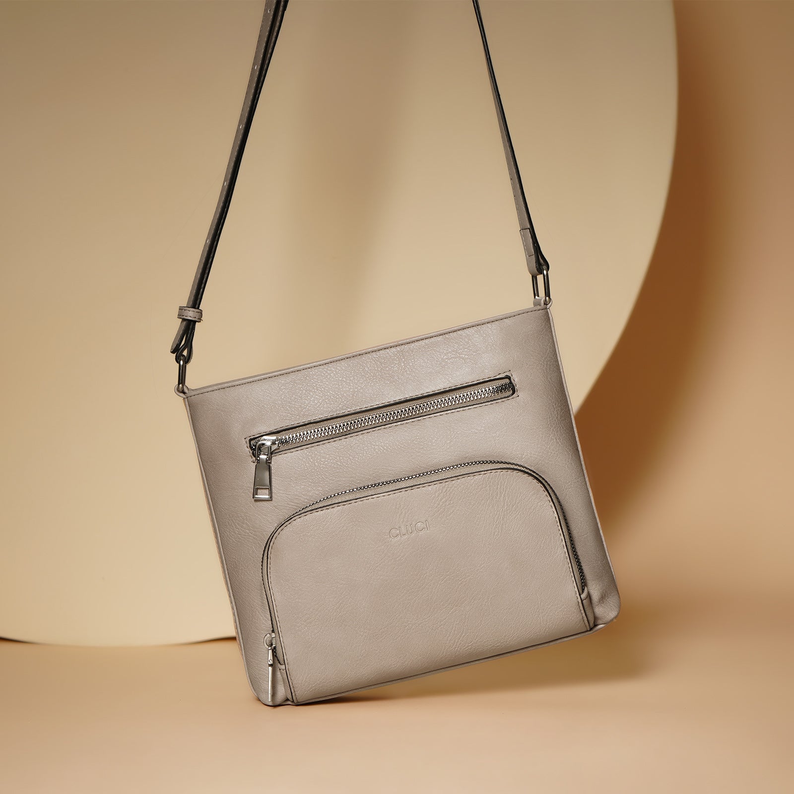 Amos Vintage Patchwork Crossbody Bag