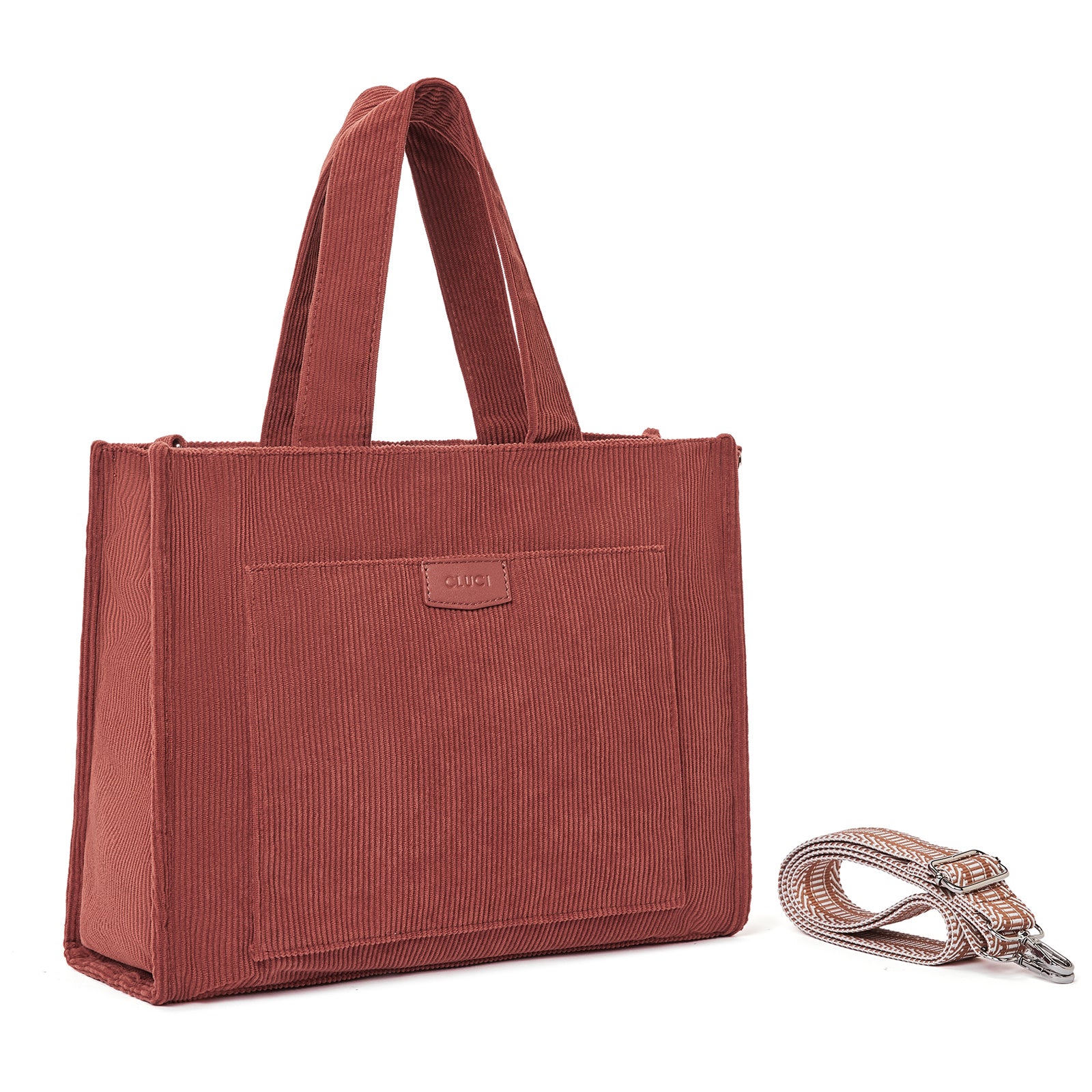 Wide Purse Strap Crossbody Purses Adjustable Replacement Shoulder Handbag Strap—Brown