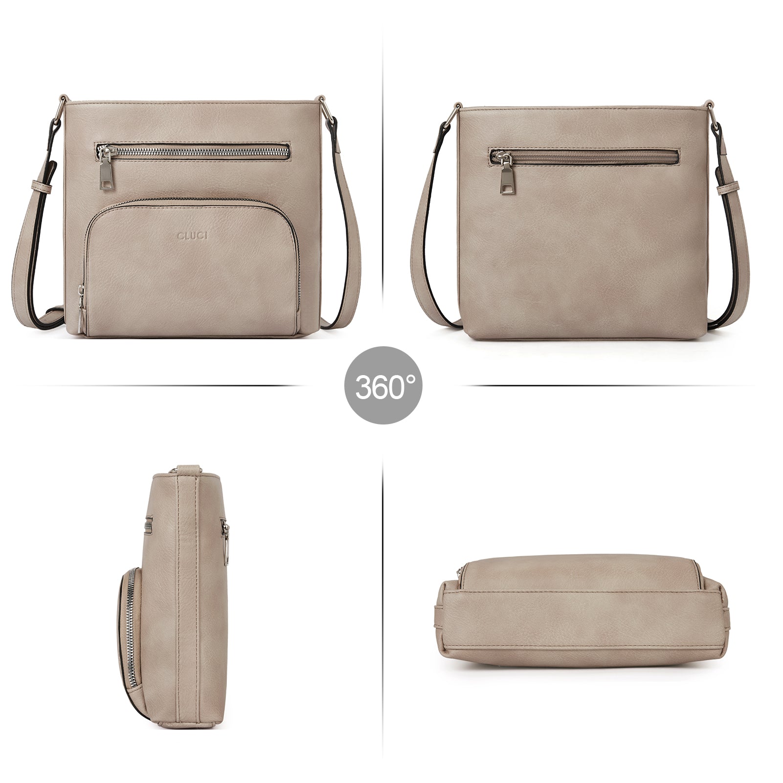 Amos Vintage Patchwork Crossbody Bag