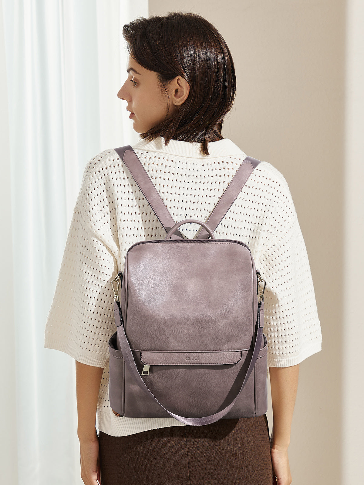 Large Capacity Fashion Designer Womens Backpack Purse