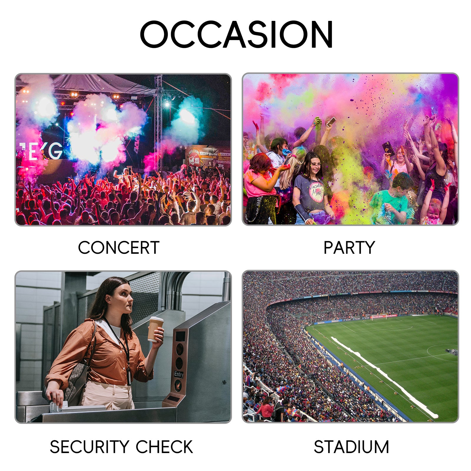 CLUCI Clear Bag for Stadium Events, Clear Crossbody Bag Purses for women stadium Transparent, Concerts Sports