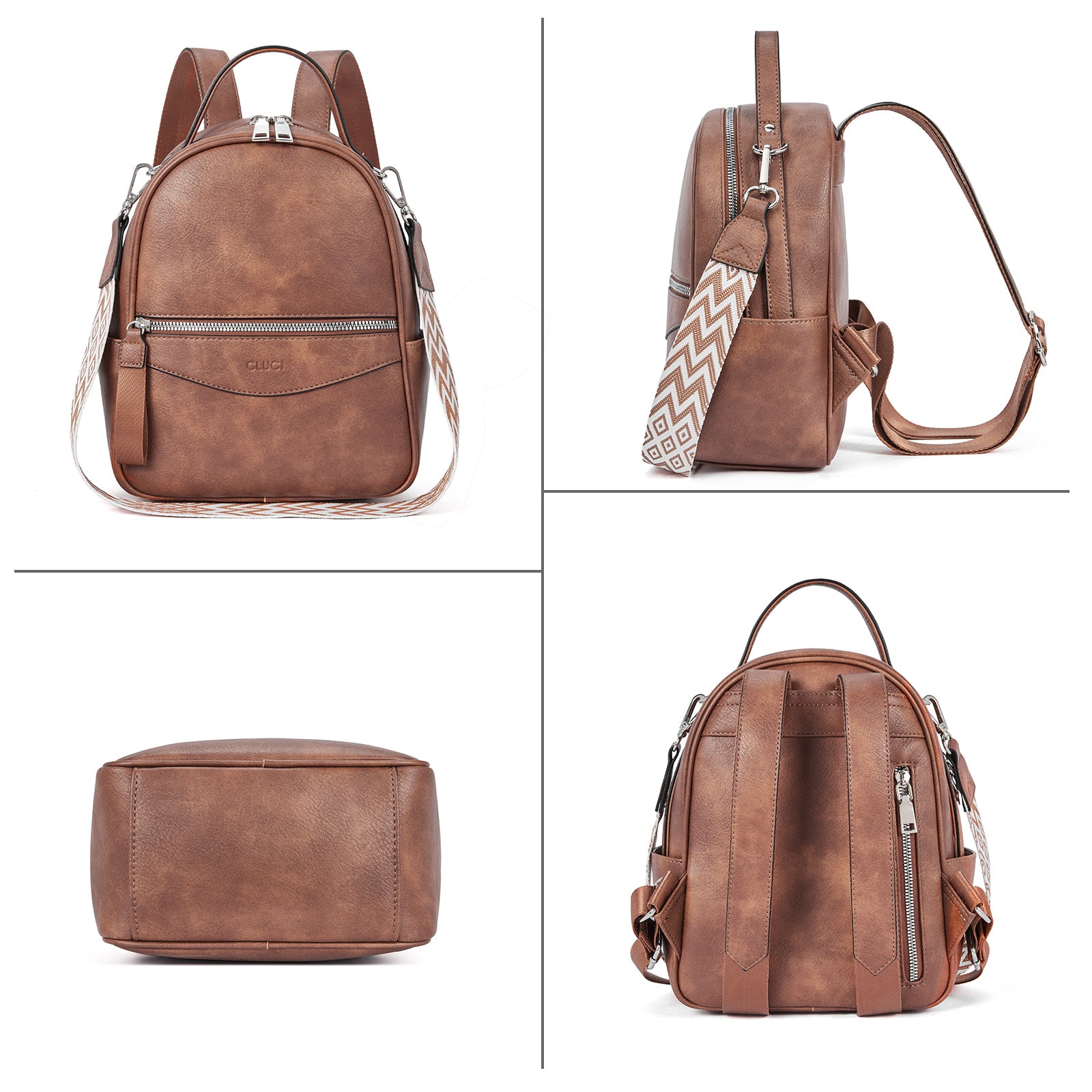 CLUCI Mini Backpack Purse for Women Shoulder Backpack Convertible Handbags