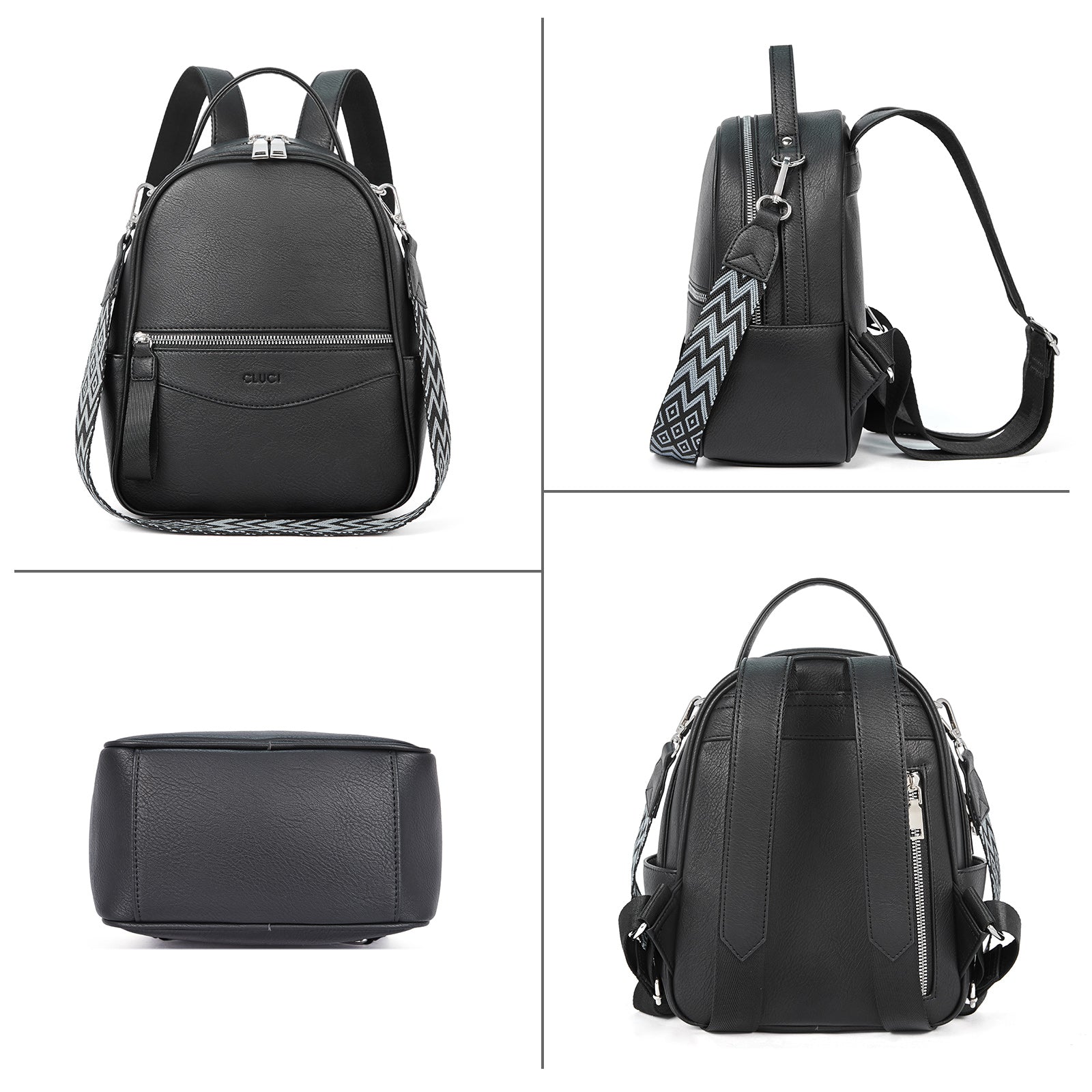 CLUCI Mini Backpack Purse for Women Shoulder Backpack Convertible Handbags