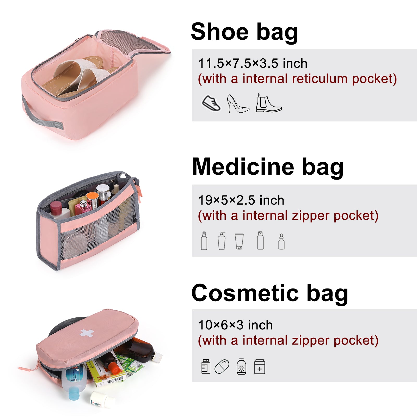 CLUCI Ultralight Packing Cubes 7 Set