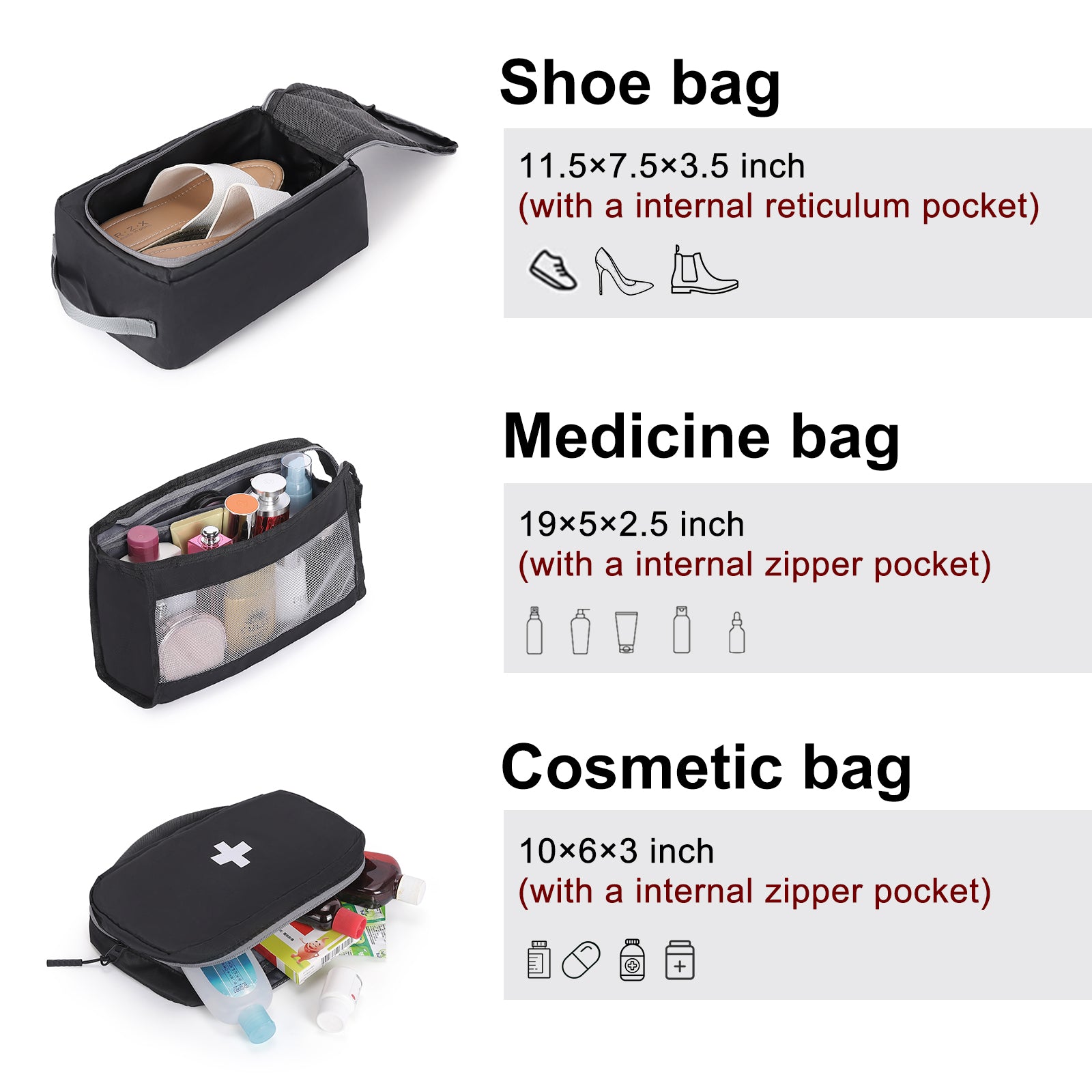 CLUCI Ultralight Packing Cubes 7 Set