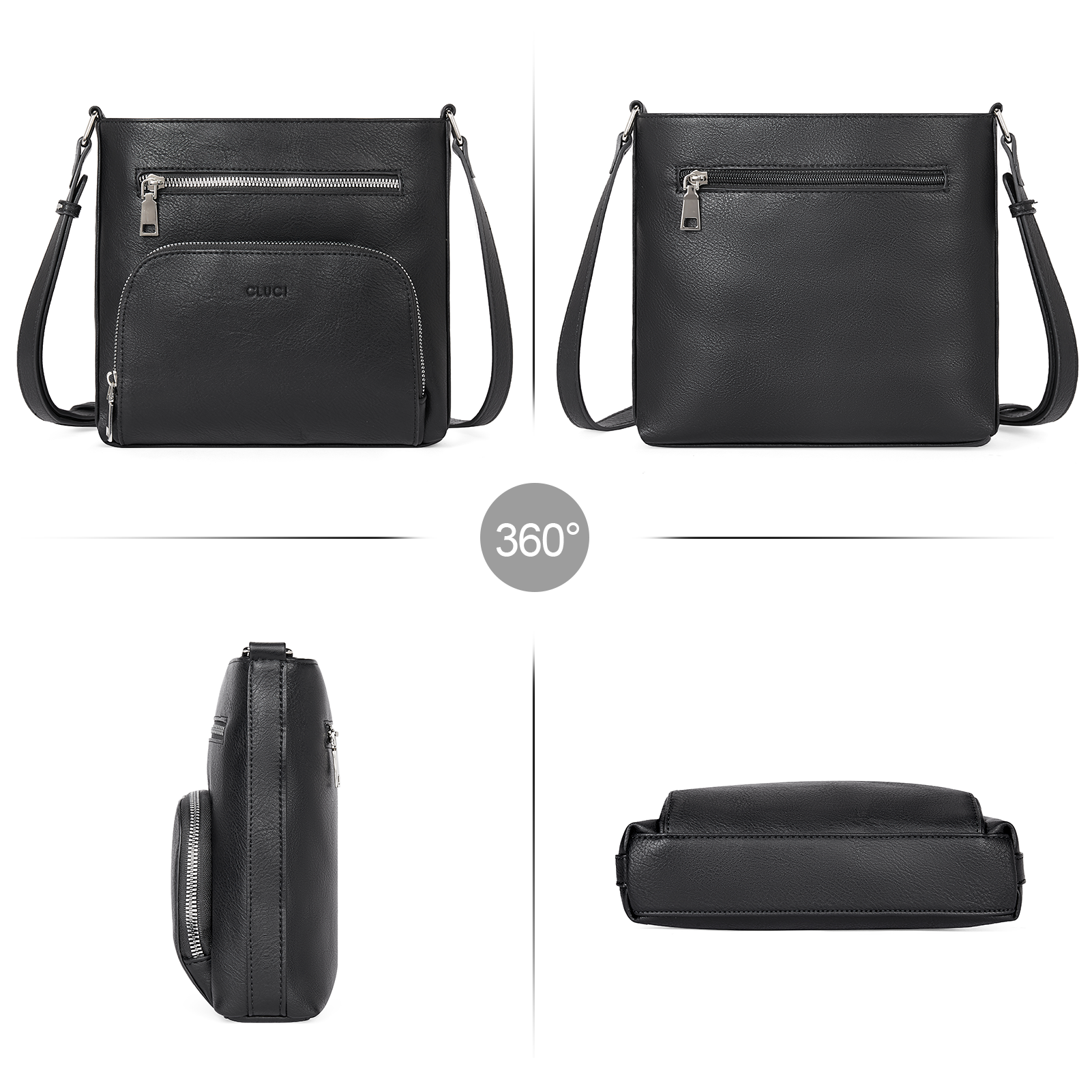 Amos Vintage Patchwork Crossbody Bag