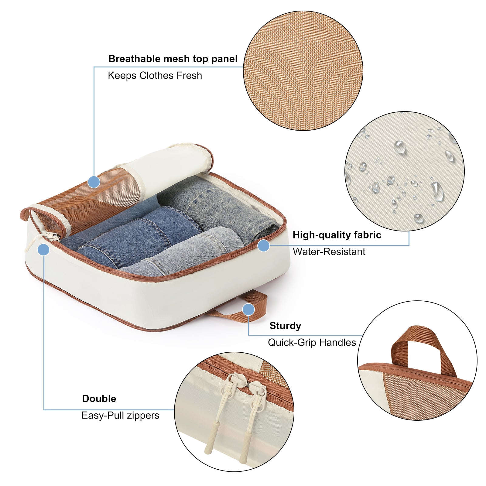 CLUCI Ultralight Packing Cubes 7 Set