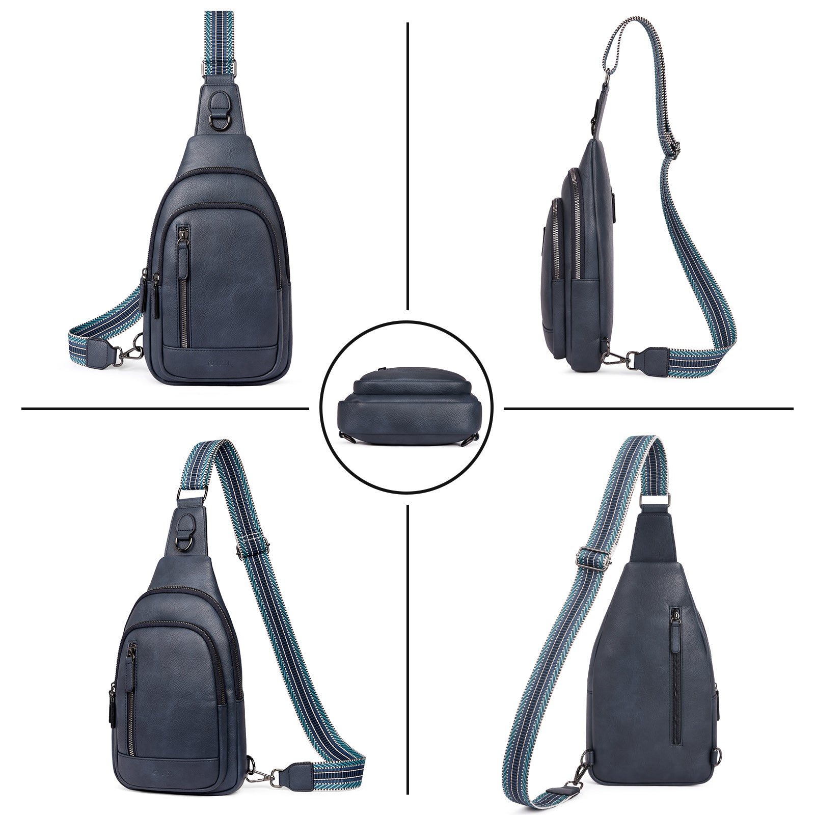 CLUCI Sling Bag for Women Crossbody Leather