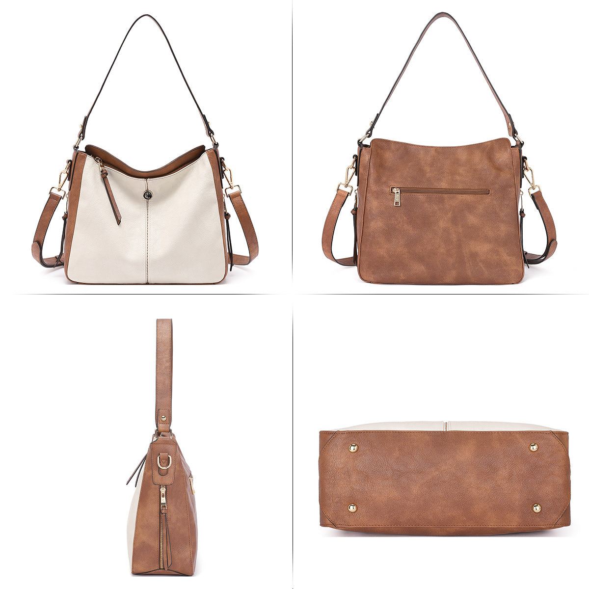 CLUCI Purses and Handbags for Women Leather Hobo Tote Fashion Ladies Crossbody Large Bucket Shoulder Bag