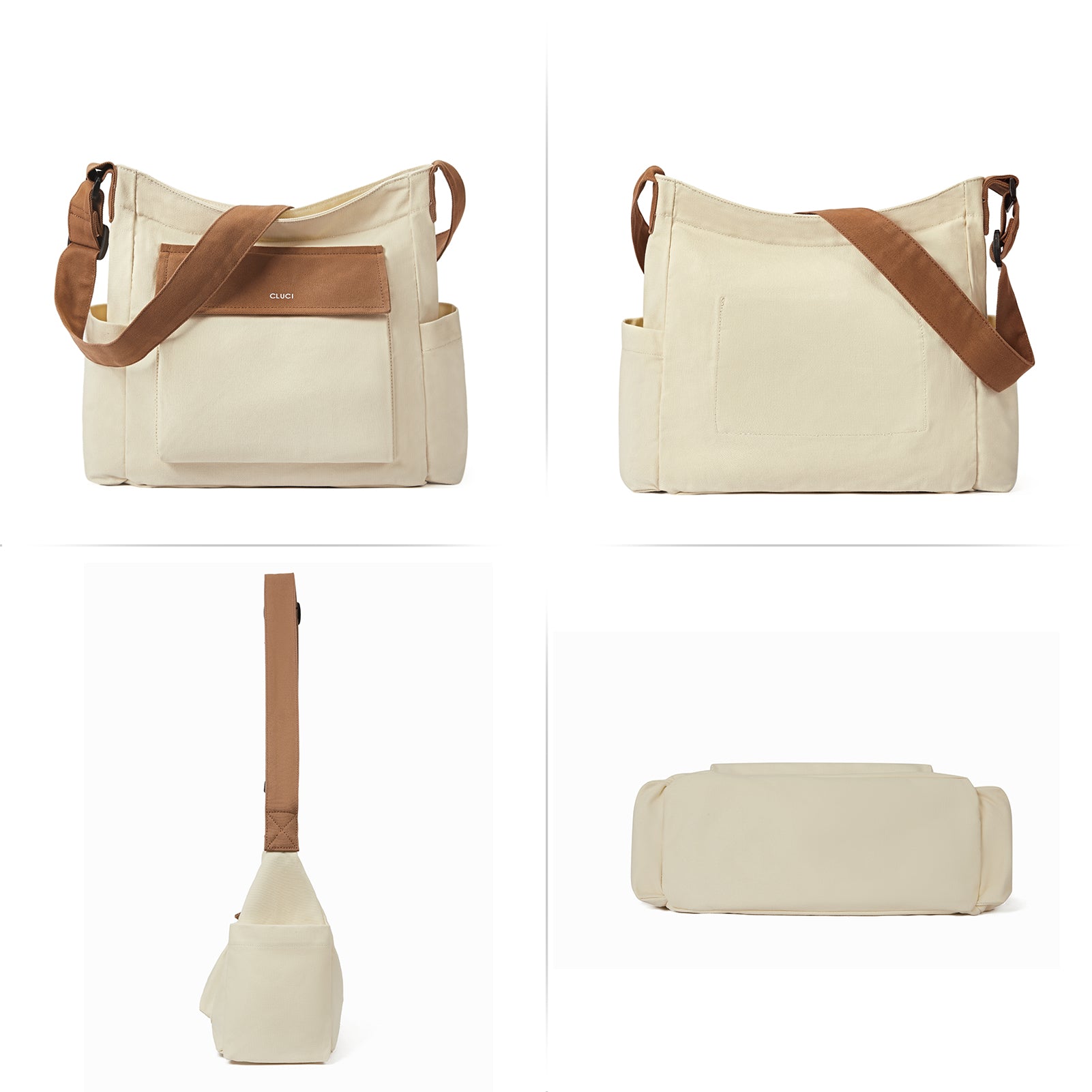 Canvas Messenger Bag Large Hobo Crossbody Bag Tote Bag for Women and Men hippie bag side bag satchel bags Shoulder bags