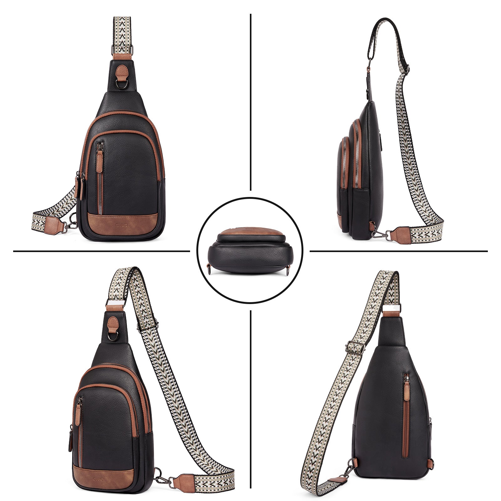 CLUCI Sling Bag for Women Crossbody Leather