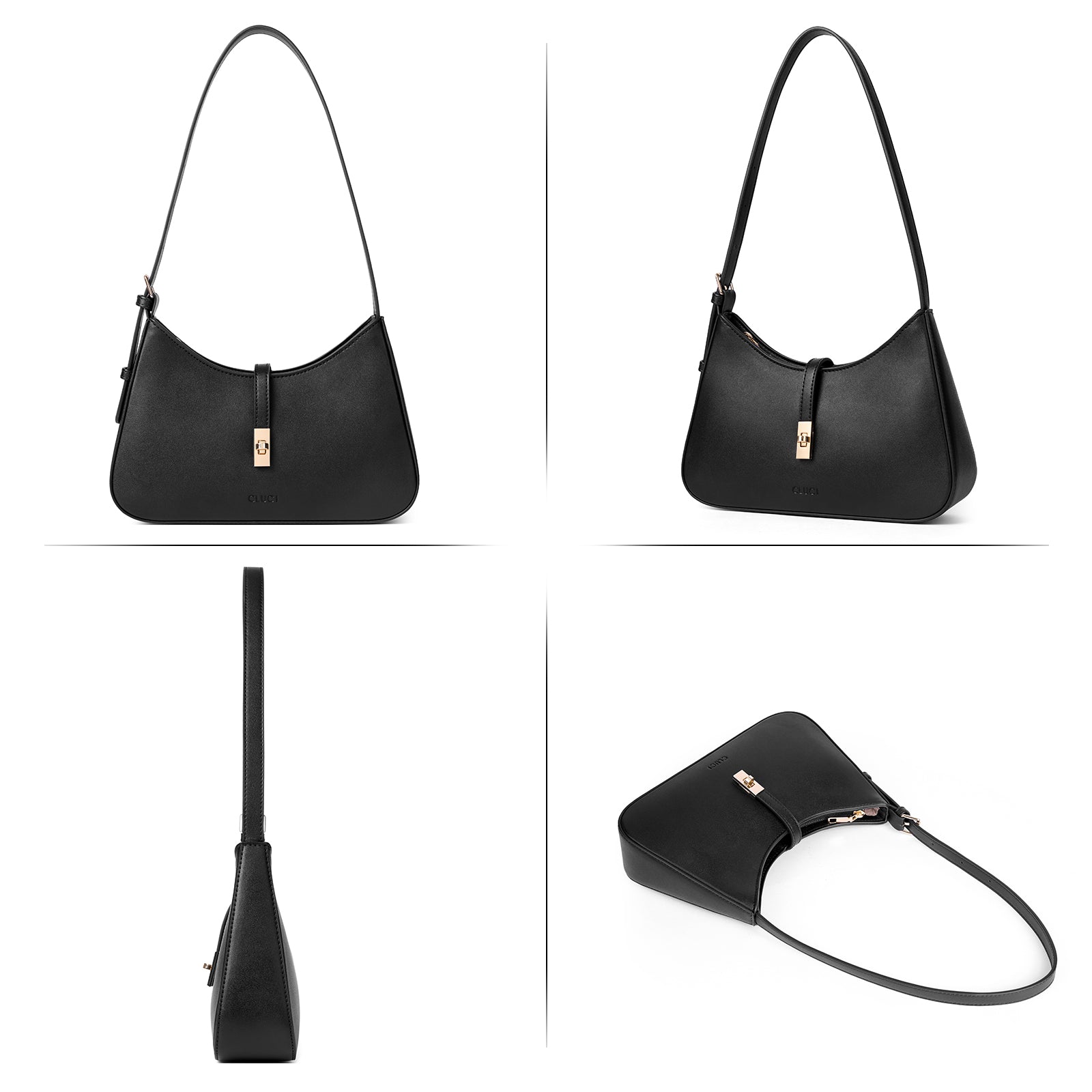 CLUCI Shoulder Bag for Women, Purses for Women, Handbag Hobo Bags Vegan Leather Crossbody Purse with Adjustable Strap