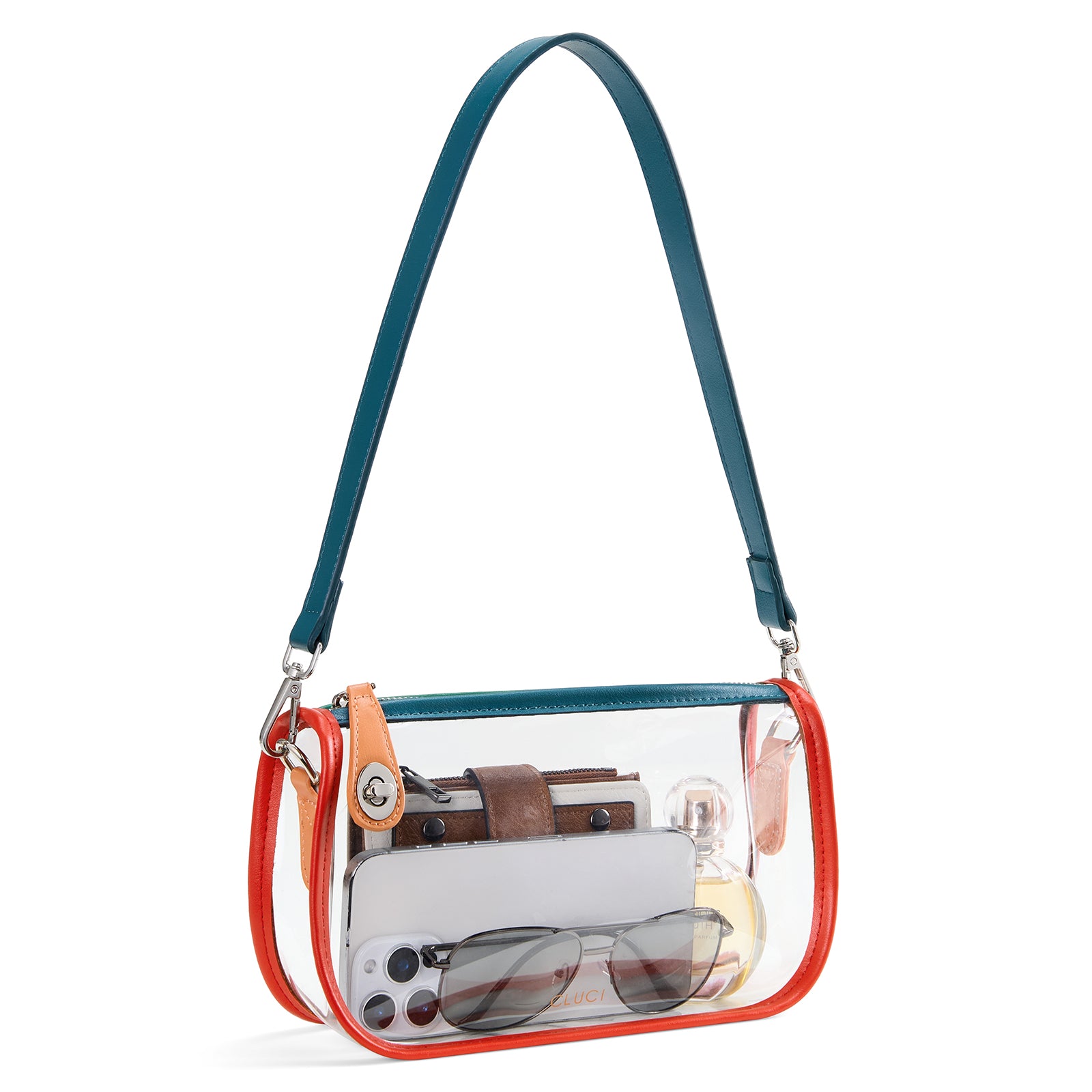 CLUCI Clear Purse Crossbody Bags for Concerts Sports Events Festivals