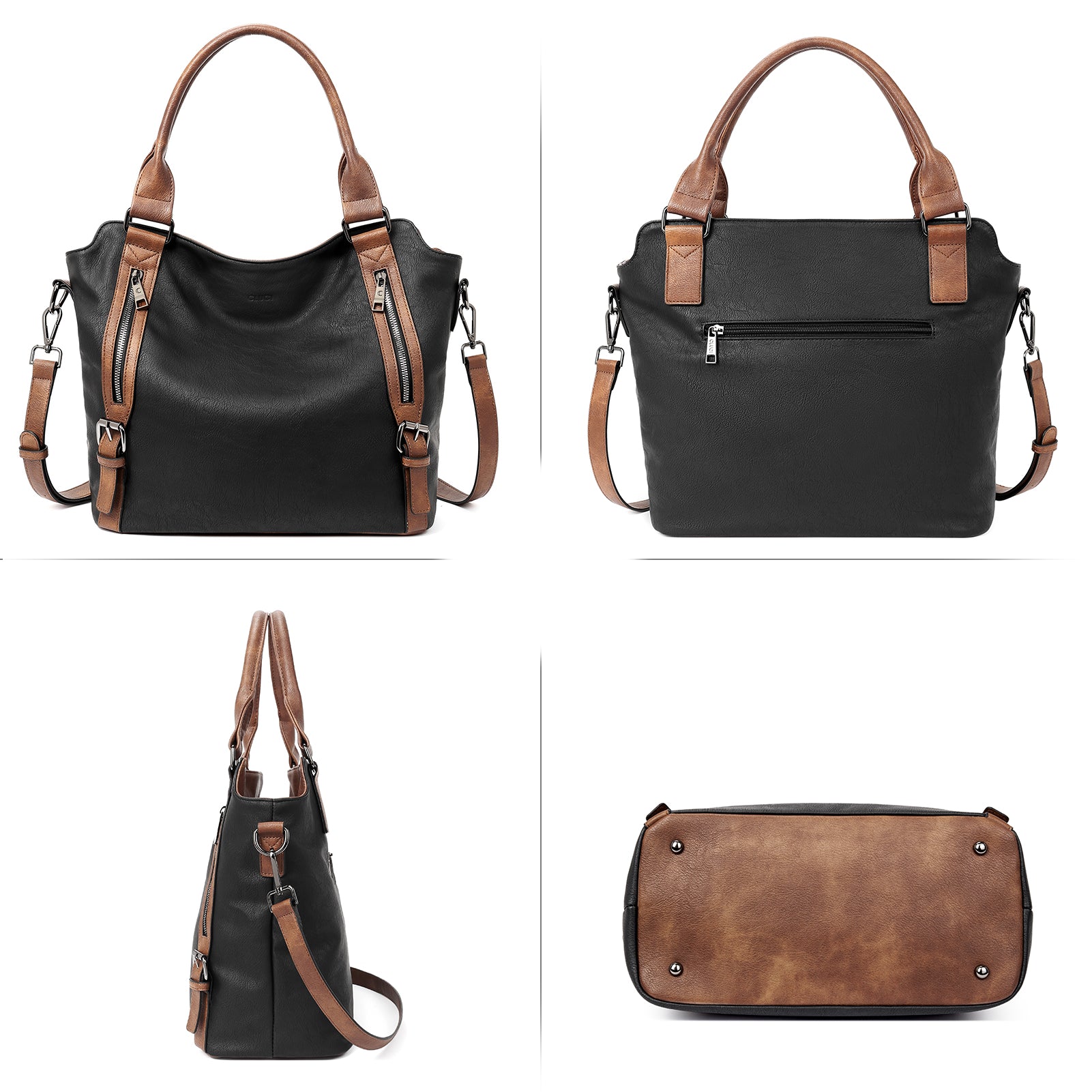 CLUCI Hobo Bags Large Tote with Adjustable Shoulder Strap