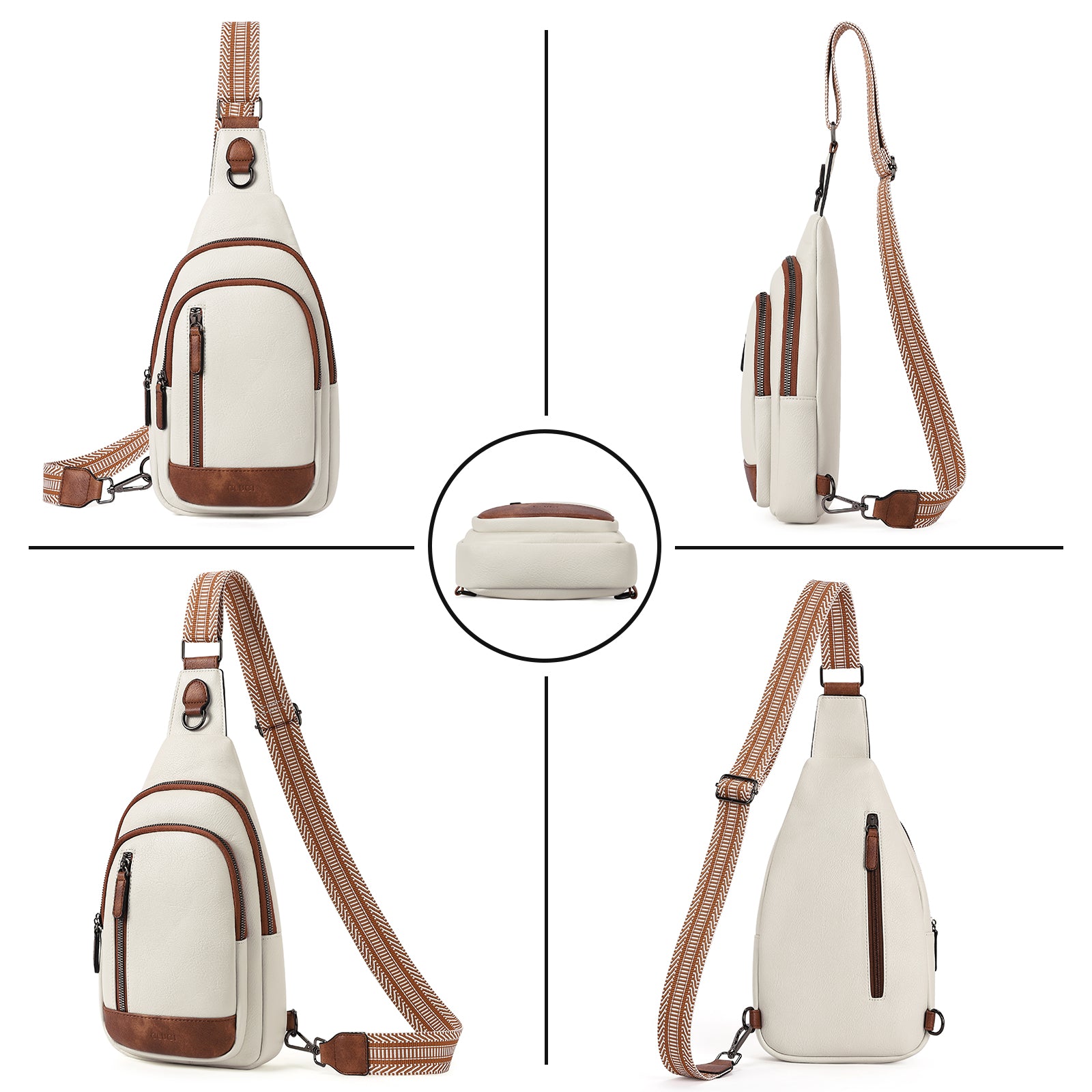 CLUCI Sling Bag for Women Crossbody Leather