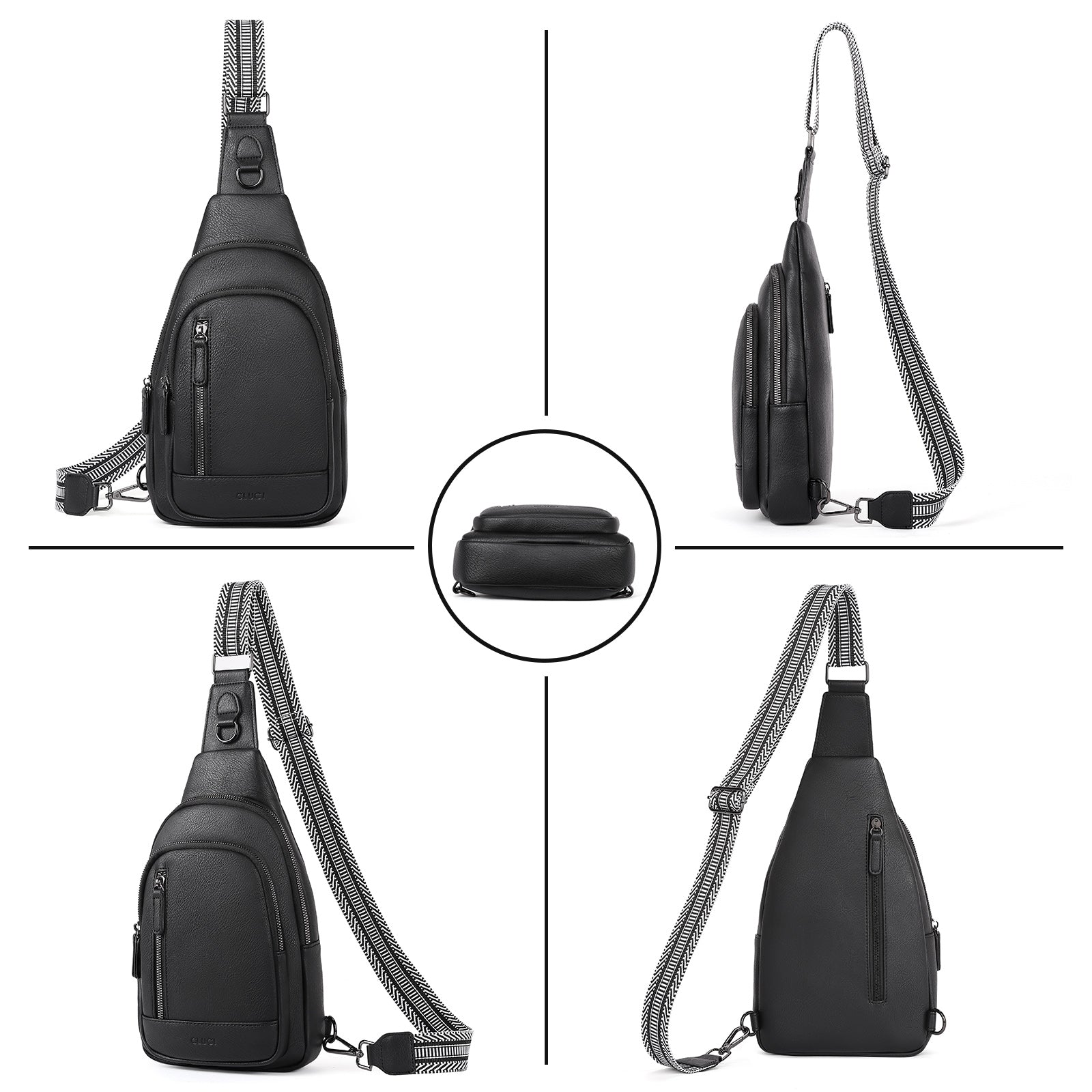 CLUCI Sling Bag for Women Crossbody Leather