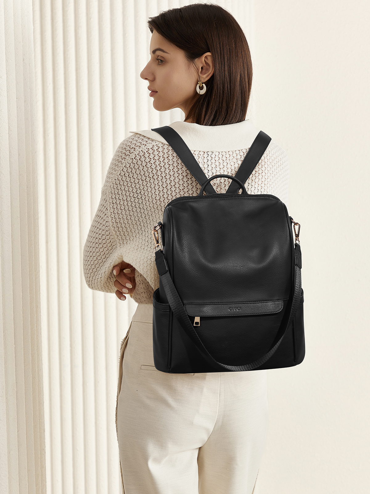 Large Capacity Fashion Designer Womens Backpack Purse