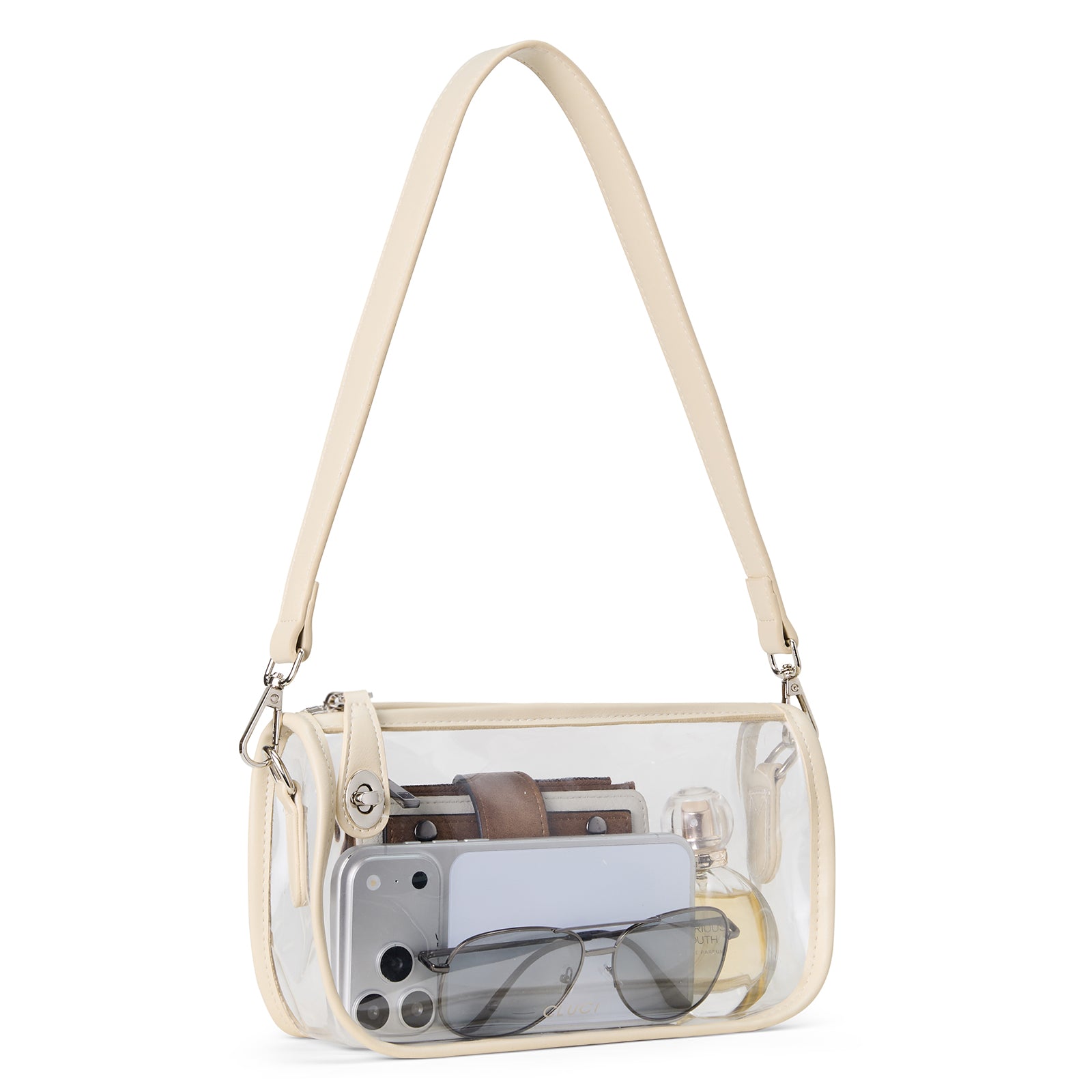 CLUCI Clear Purse Crossbody Bags for Concerts Sports Events Festivals