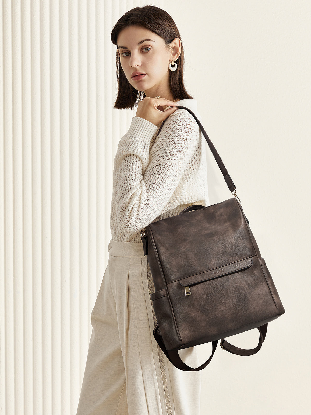 Large Capacity Fashion Designer Womens Backpack Purse