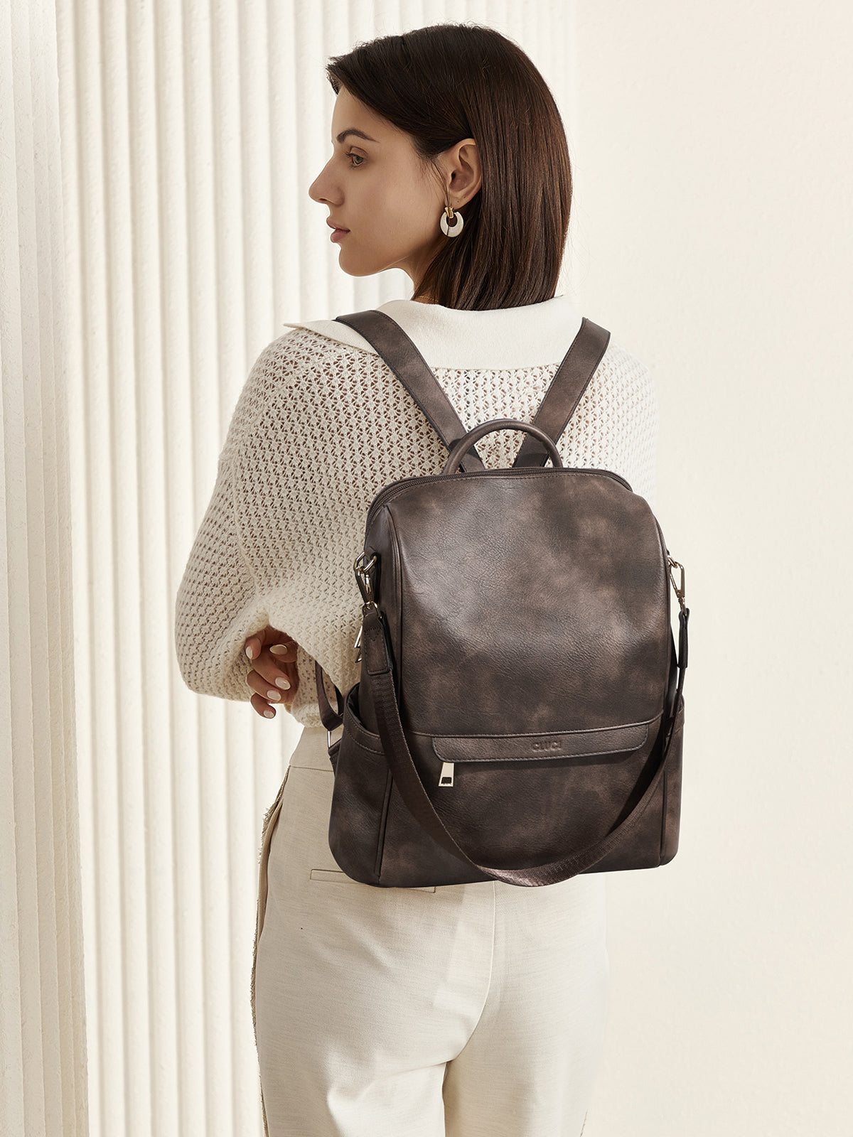 Large Capacity Fashion Designer Womens Backpack Purse