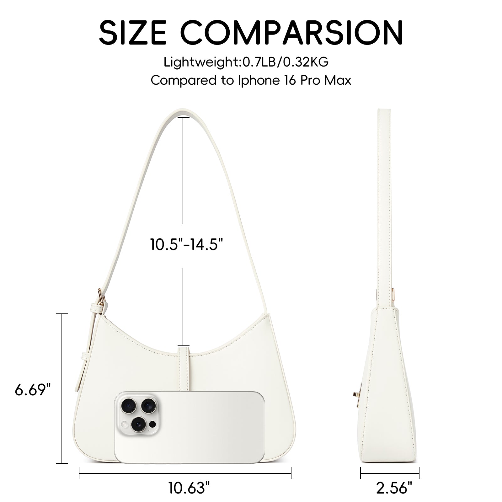 CLUCI Shoulder Bag for Women, Purses for Women, Handbag Hobo Bags Vegan Leather Crossbody Purse with Adjustable Strap