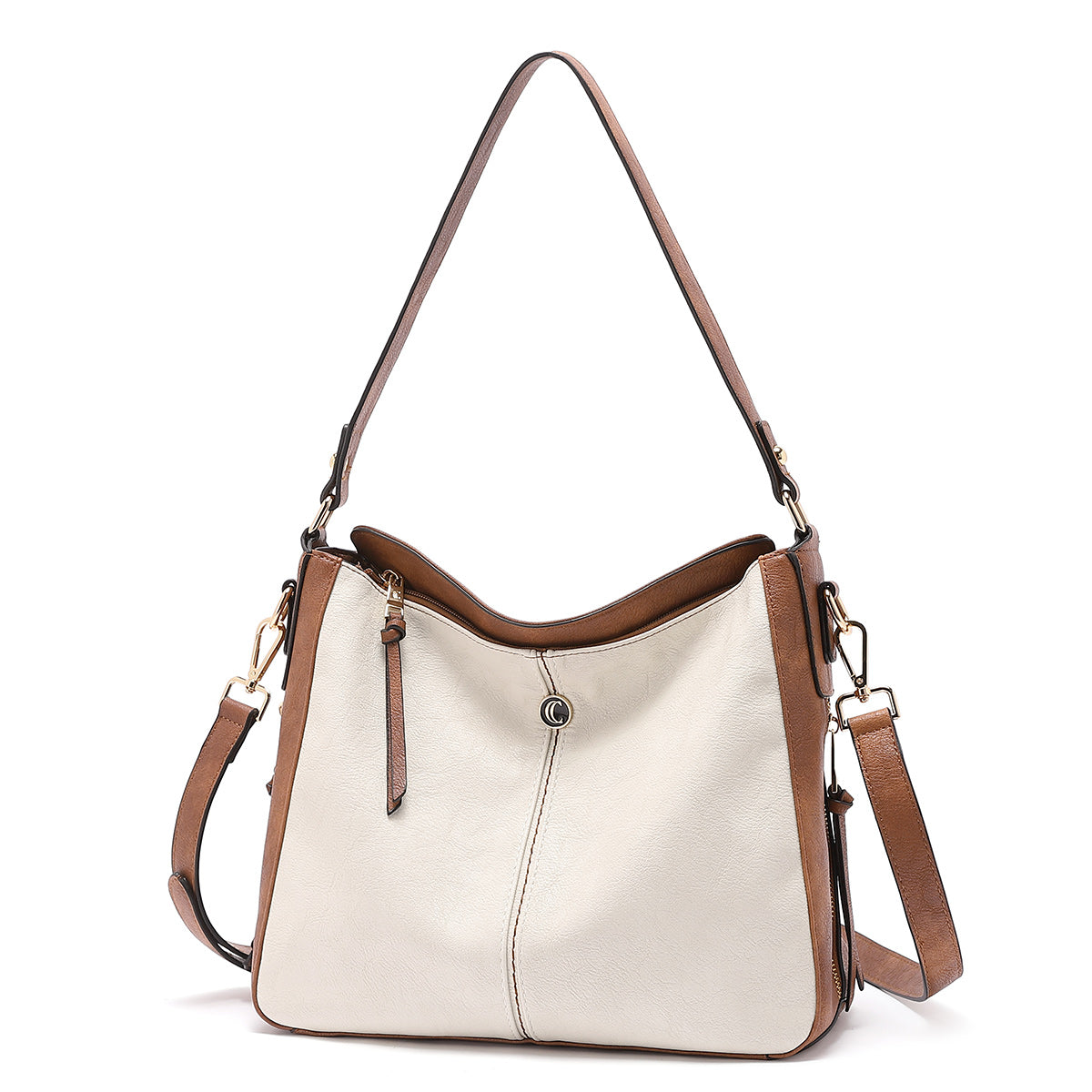 CLUCI Purses and Handbags for Women Leather Hobo Tote Fashion Ladies Crossbody Large Bucket Shoulder Bag