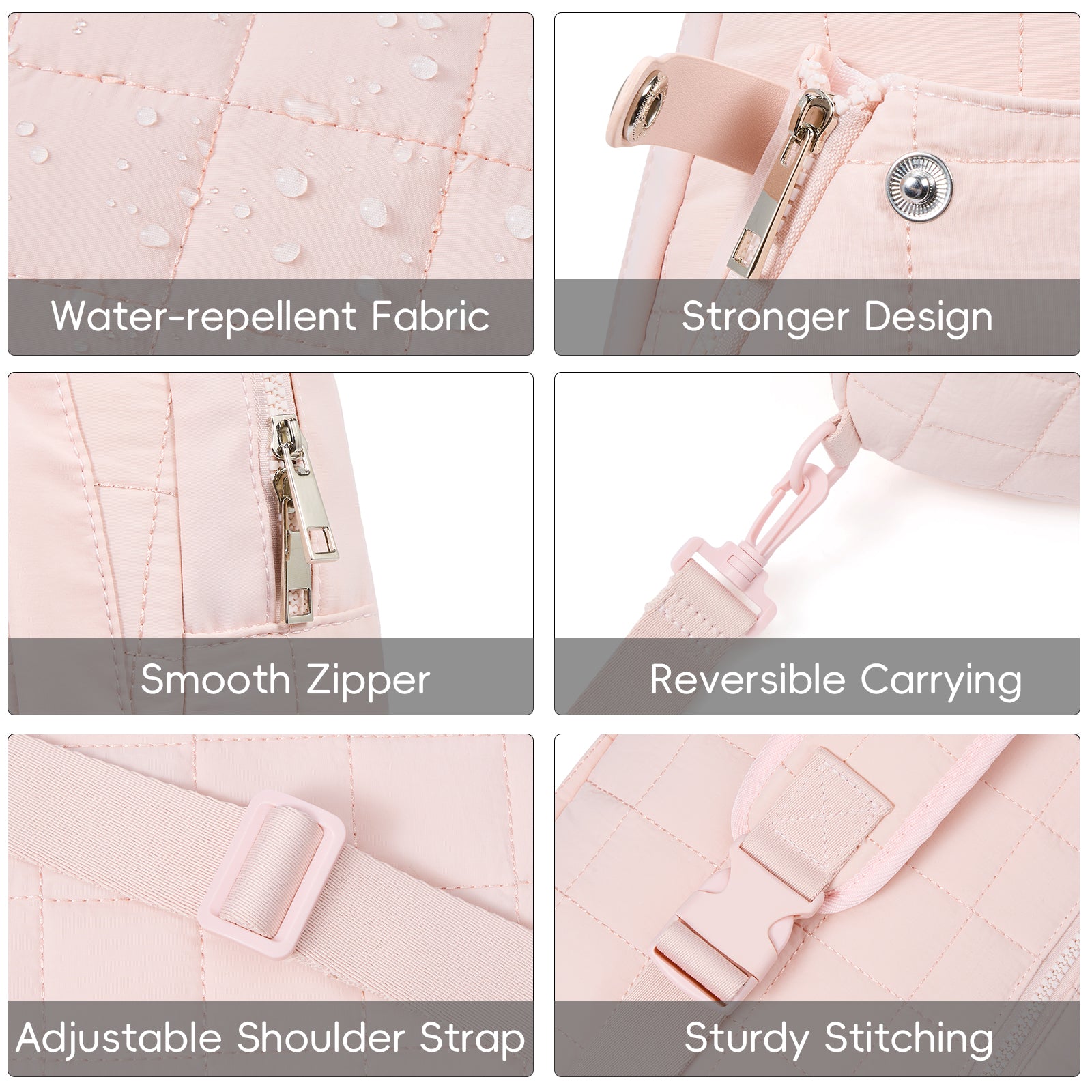 CLUCI Pickleball Puffer Sling Bag for Women