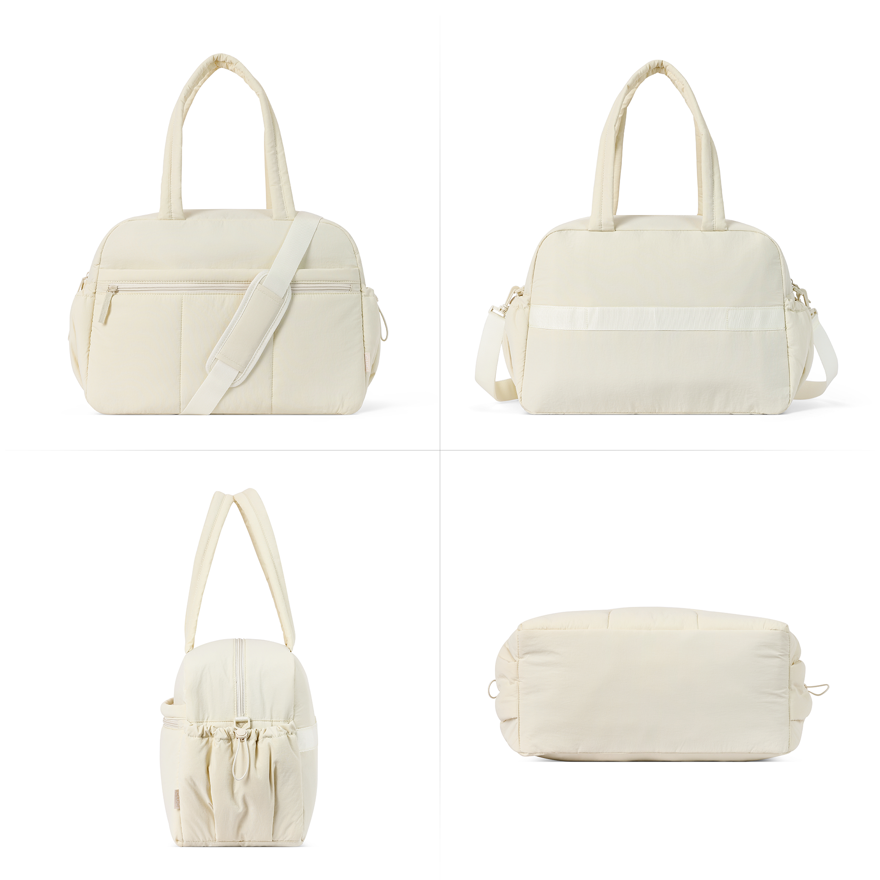 CLUCI Duffle Bag for Travel, Gym Bag for Women, Puffer Tote Small Carry On Bag, 30L Duffle Weekender Bags with Wet Pocket