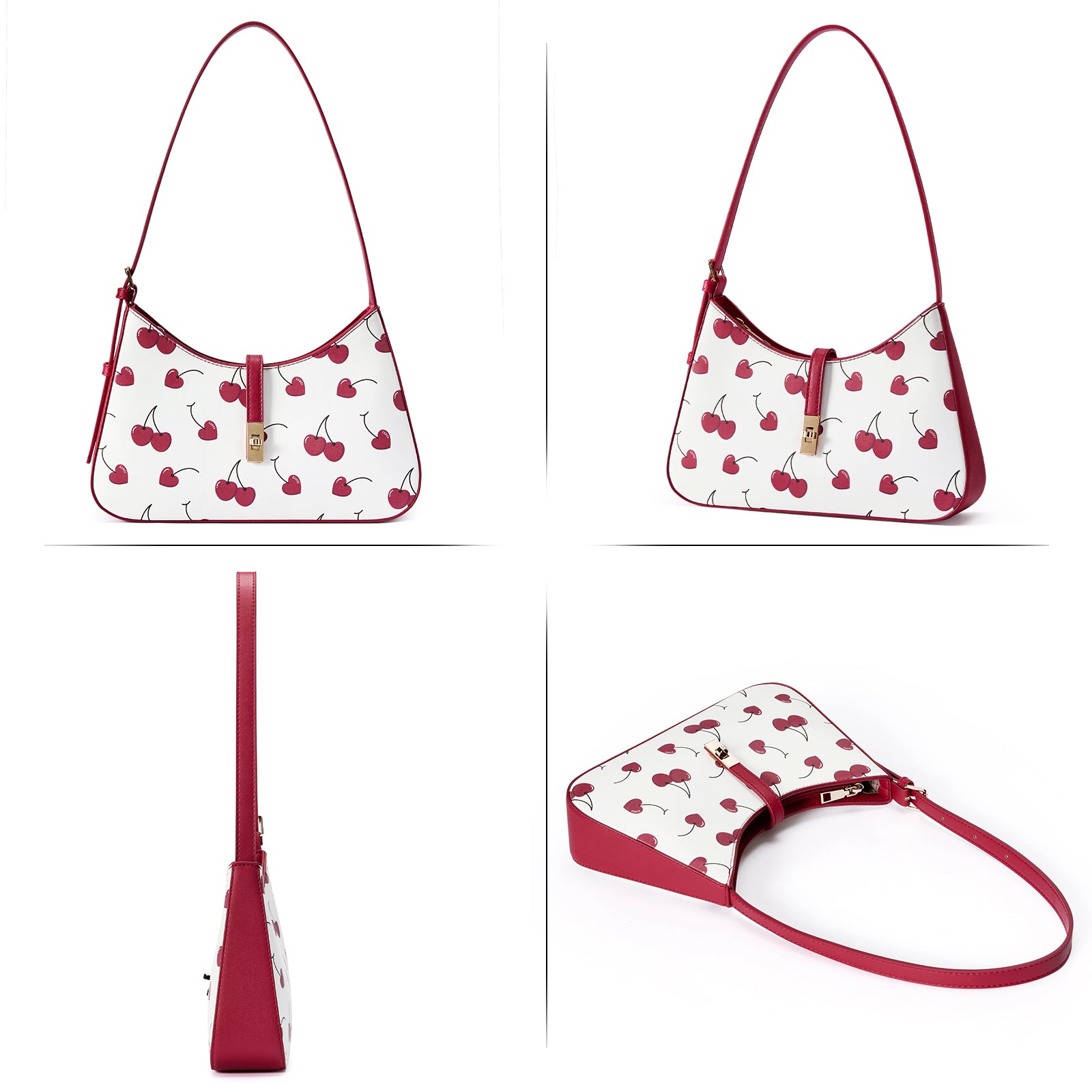 CLUCI Shoulder Bag for Women, Purses for Women, Handbag Hobo Bags Vegan Leather Crossbody Purse with Adjustable Strap