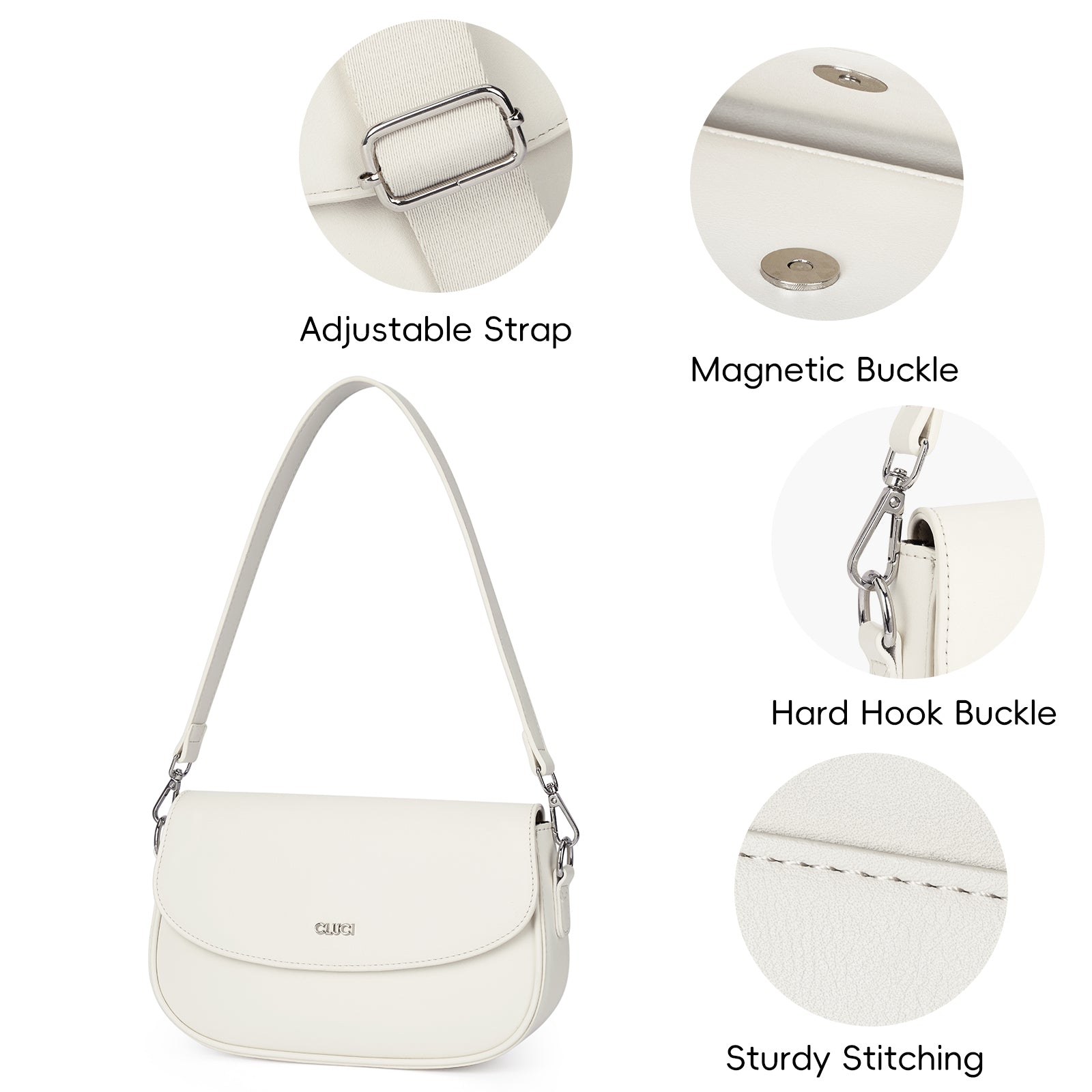 Small Shoulder Bag Cute Clutch Designer Leather Tote Crossbody Bag