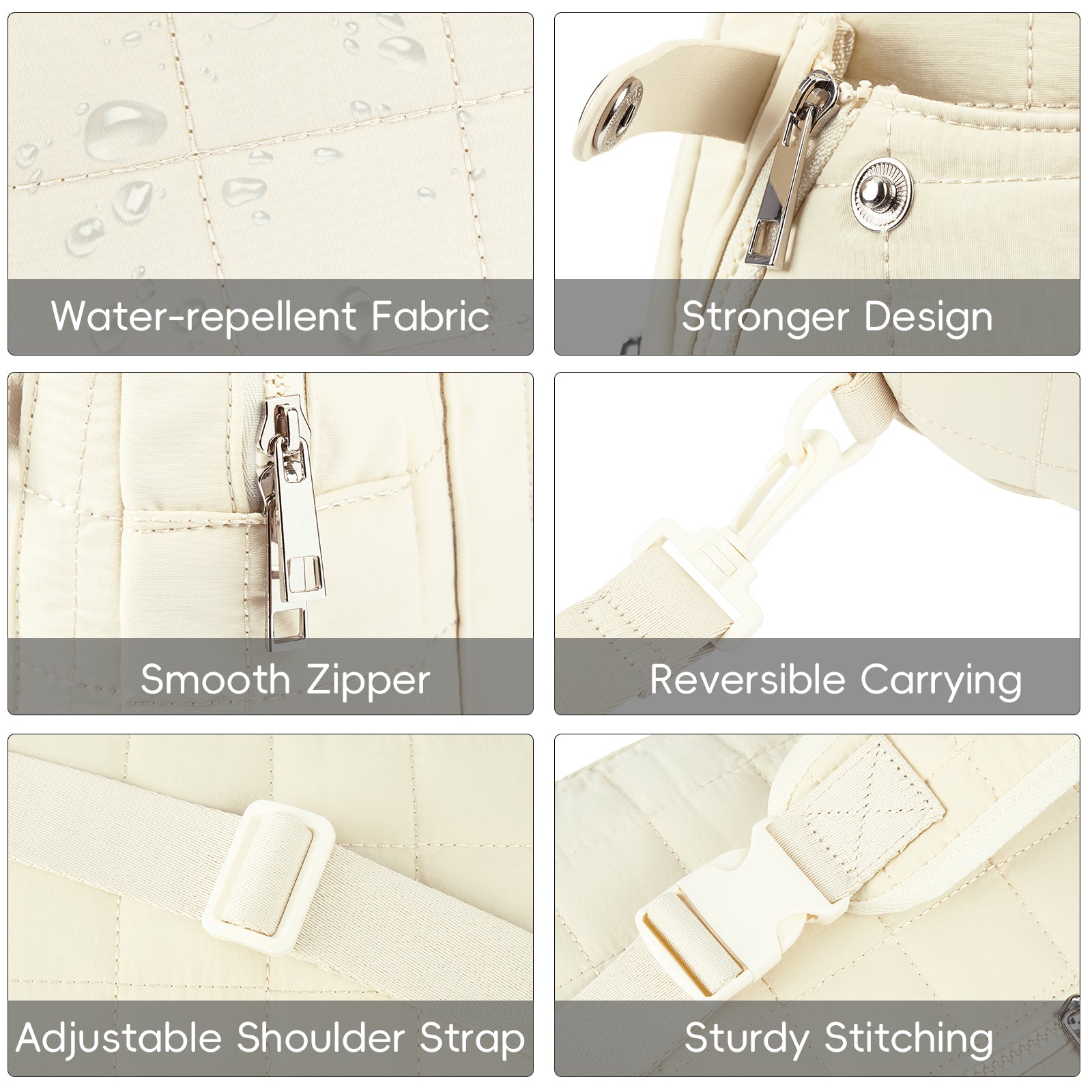 CLUCI Pickleball Puffer Sling Bag for Women