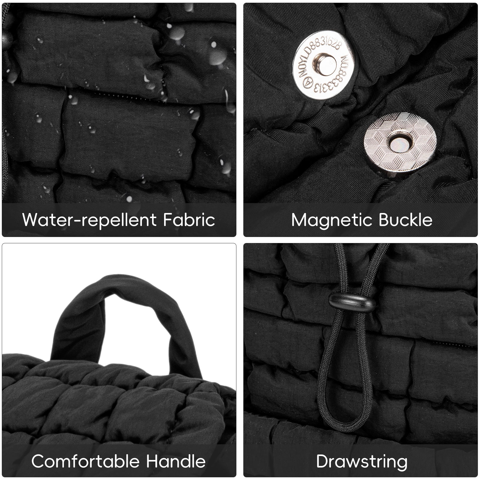 CLUCI Puffy Casual Lightweight Daypack for Women — Travel & Work