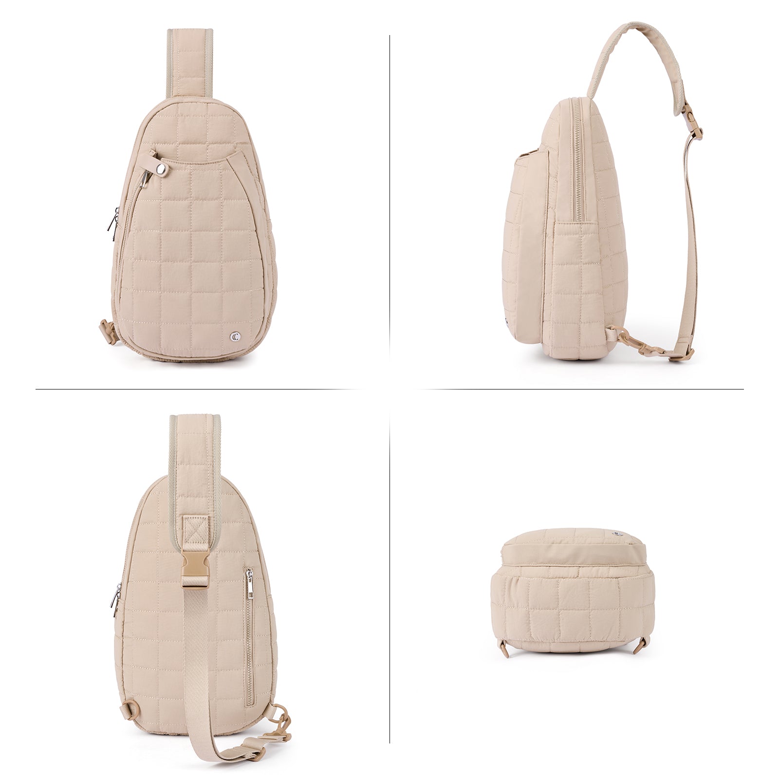 CLUCI Pickleball Puffer Sling Bag for Women